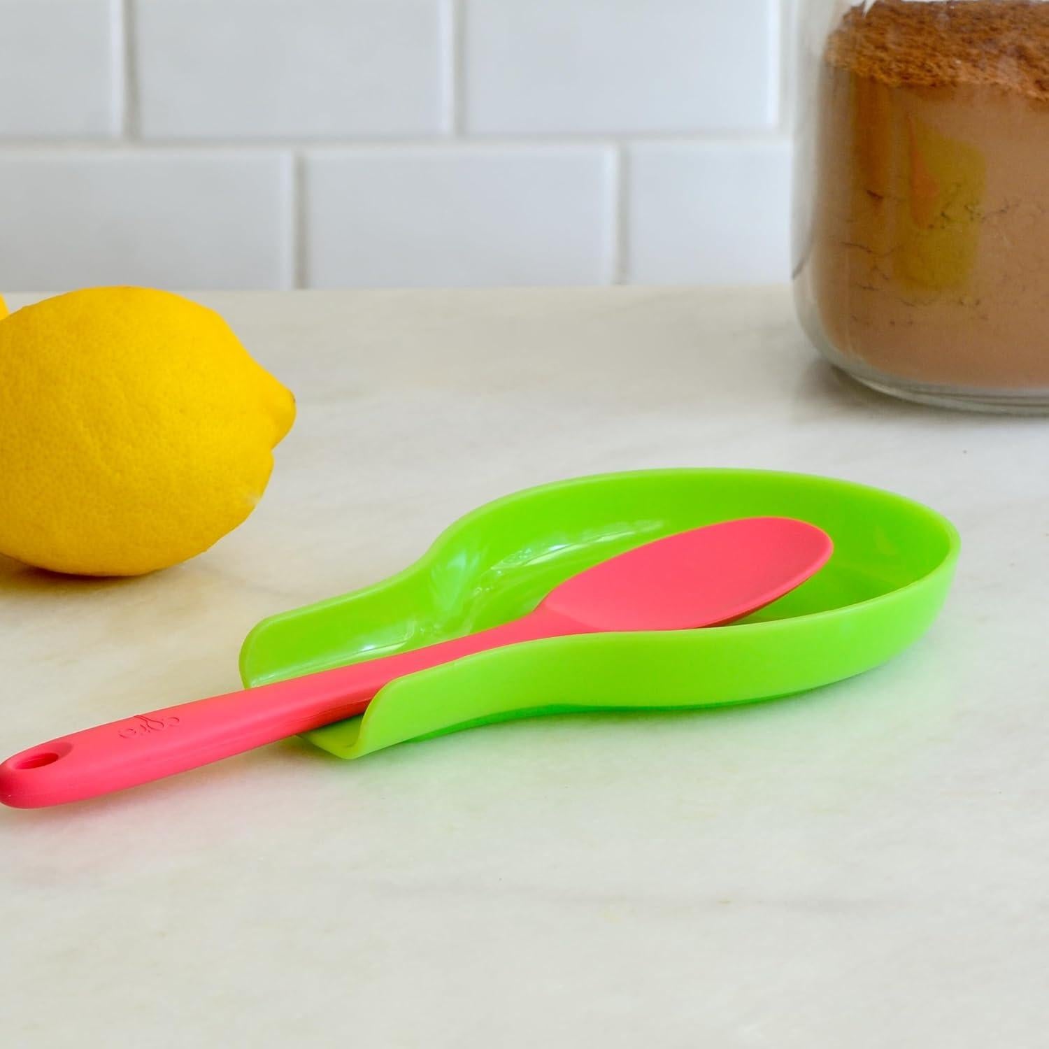 Reposaplatos de Plástico Youngever - Juego de 5 Soportes Arcoíris