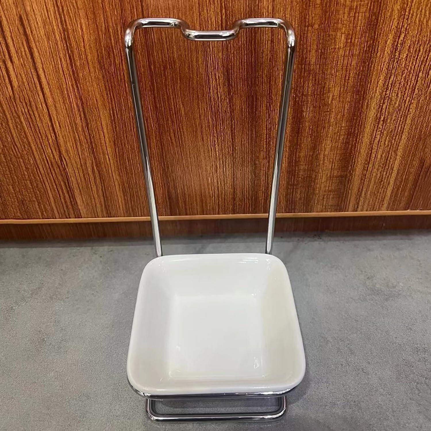 Soporte Vertical para Cucharas Cerámica Blanca GoldNJade