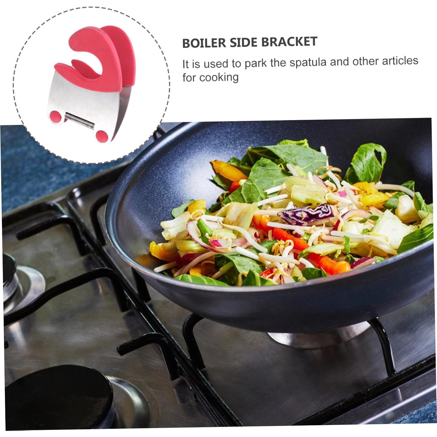 Soporte de Clip para Olla HOLIDYOYO 2 Piezas Acero Inoxidable