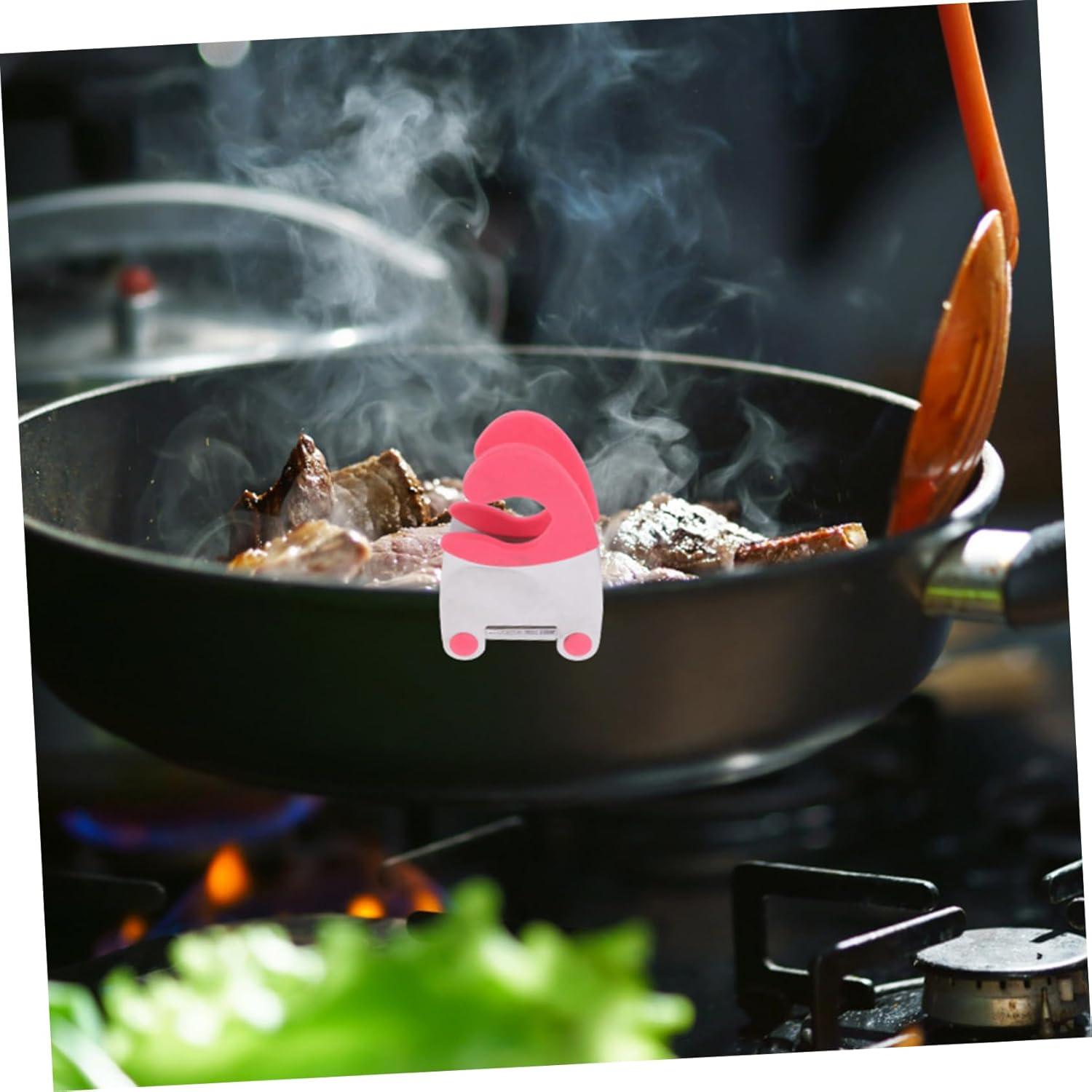 Soporte de Clip para Olla HOLIDYOYO 2 Piezas Acero Inoxidable