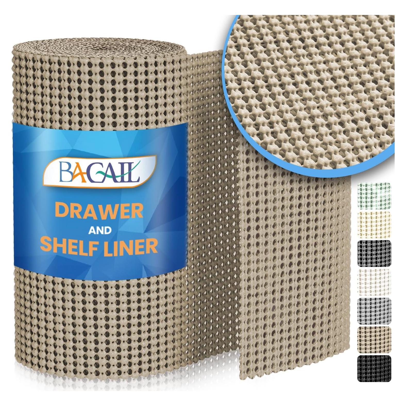 Forro de Estante y Cajón BAGAIL 30 cm x 3.66 m Beige