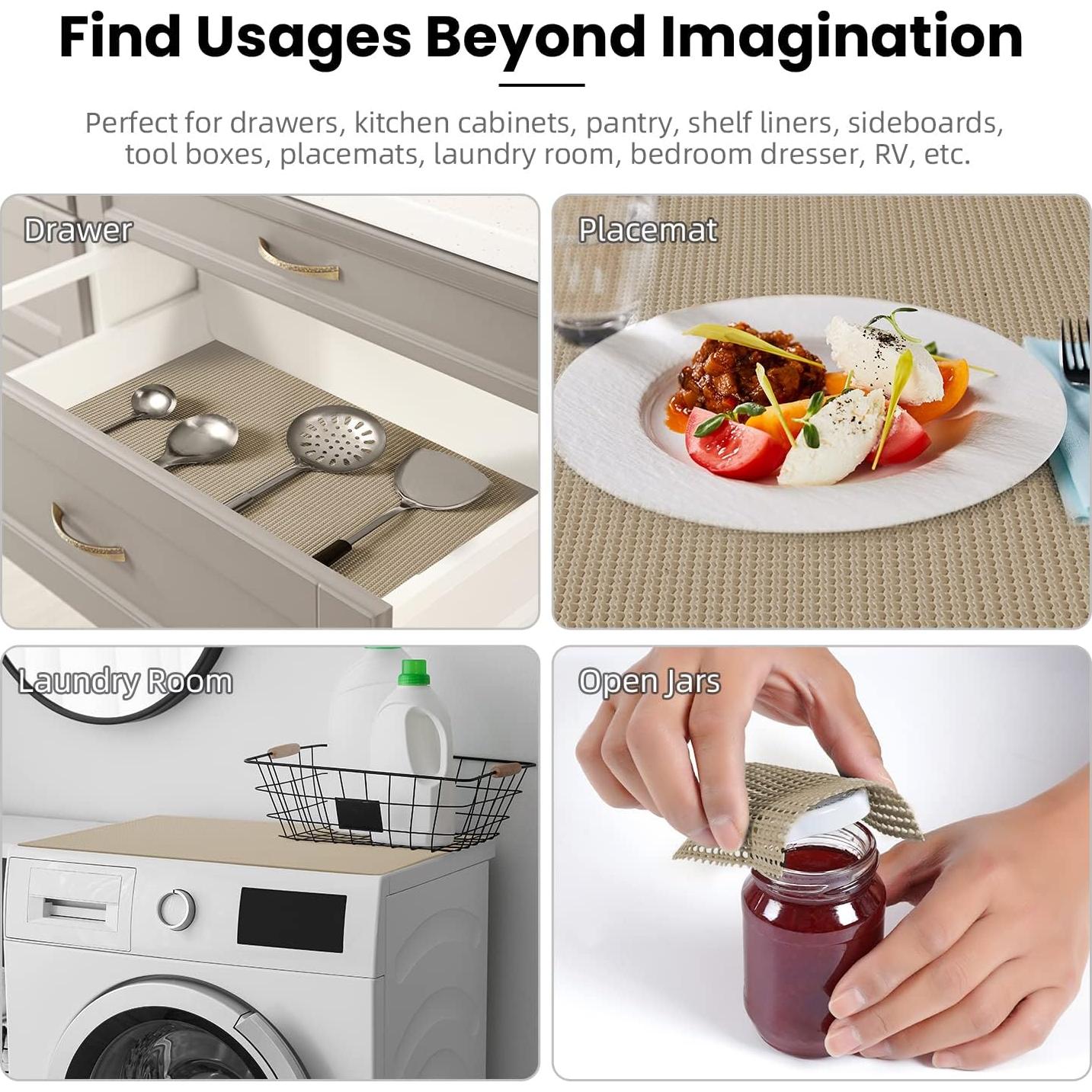 Forro de Estante y Cajón BAGAIL 30 cm x 3.66 m Beige