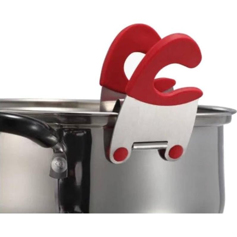 Soporte para Cucharas Clip-On Negro - Utensilio de Cocina