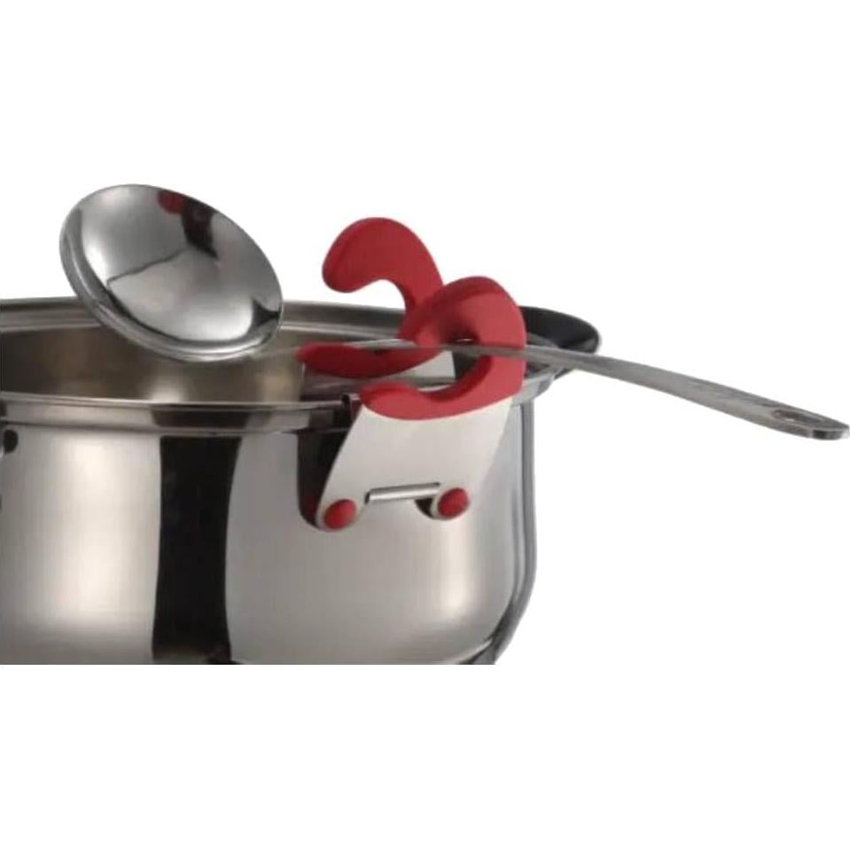 Soporte para Cucharas Clip-On Negro - Utensilio de Cocina