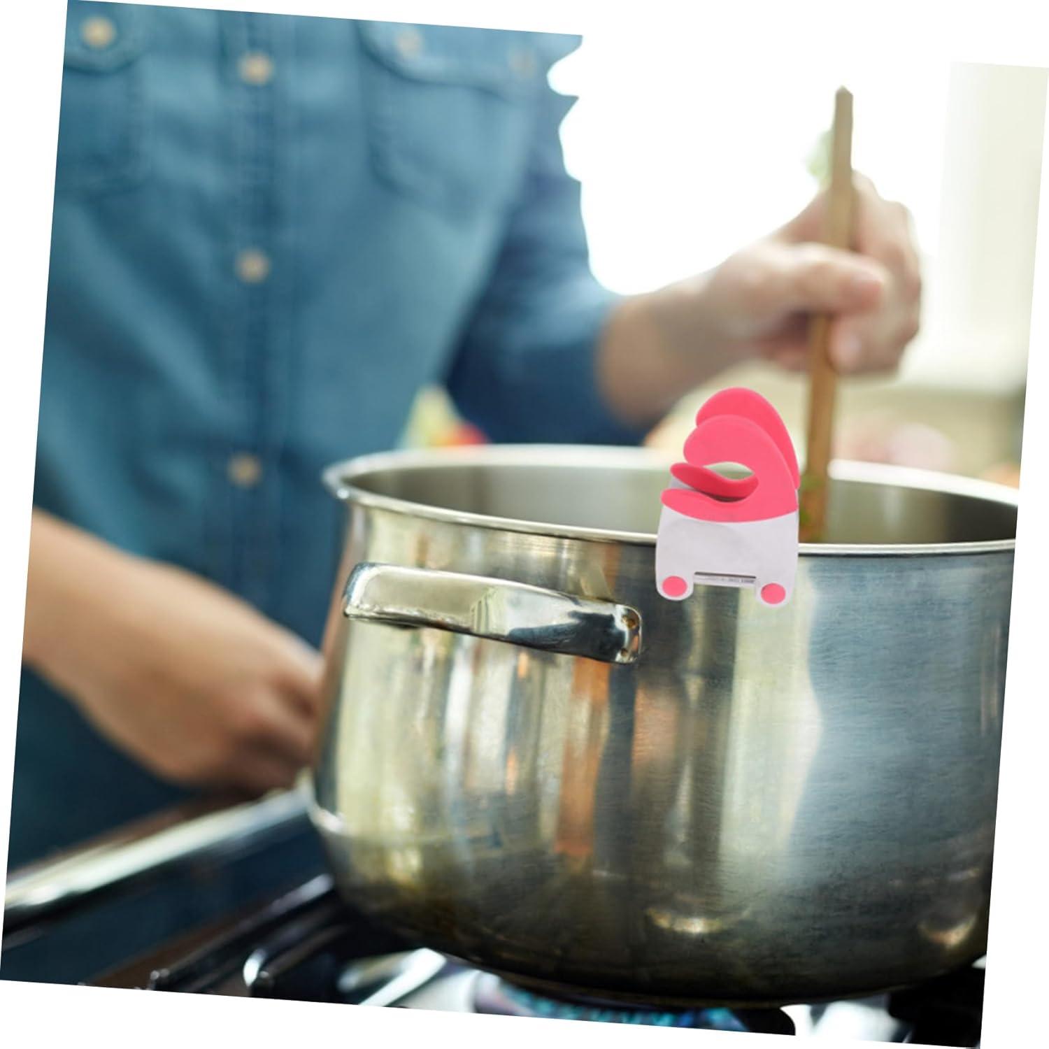 Soporte de Clip para Olla NAMOARLY Acero Inoxidable 2 Pcs