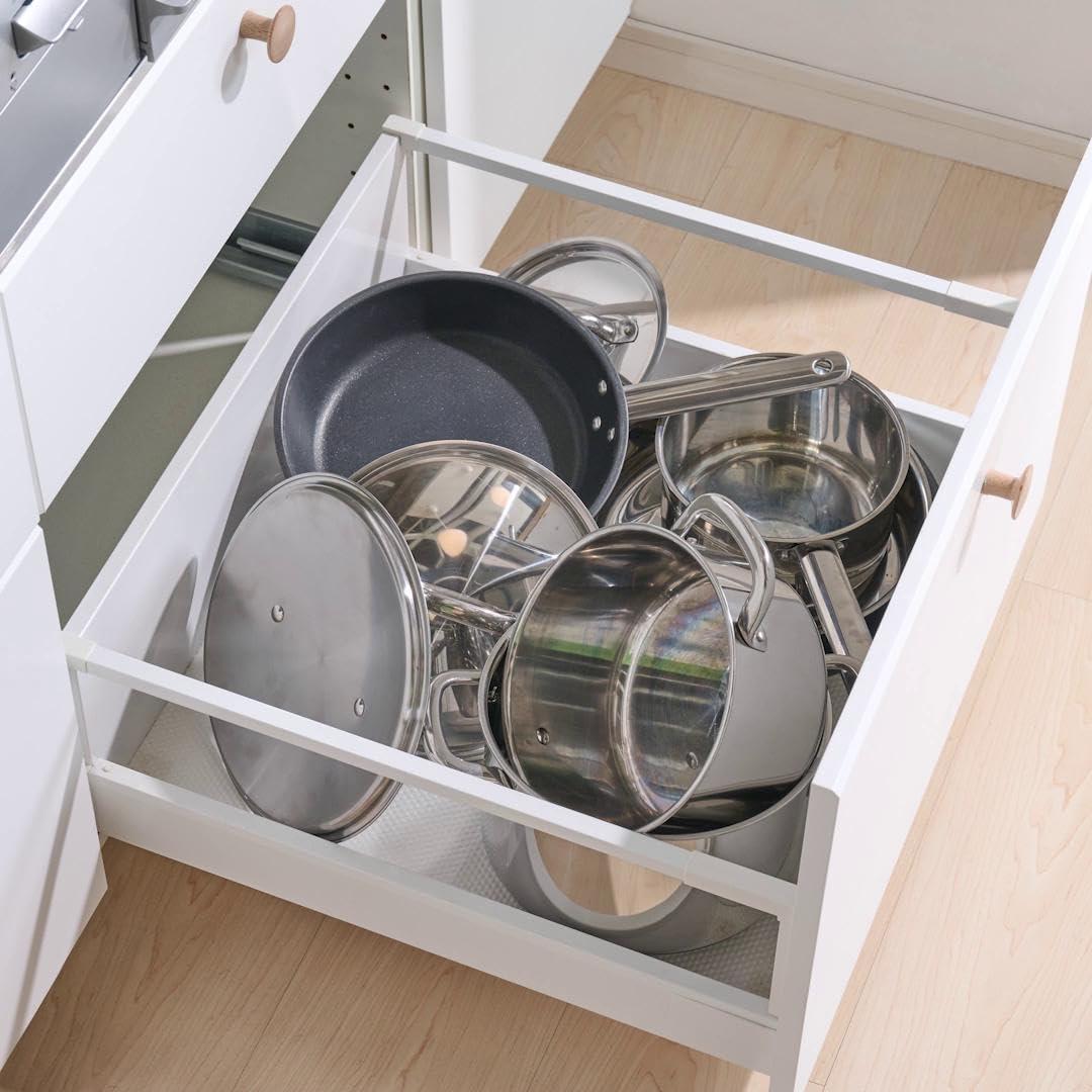 Organizador de Tapas Ikea Variera Acero Inoxidable Juego de 2