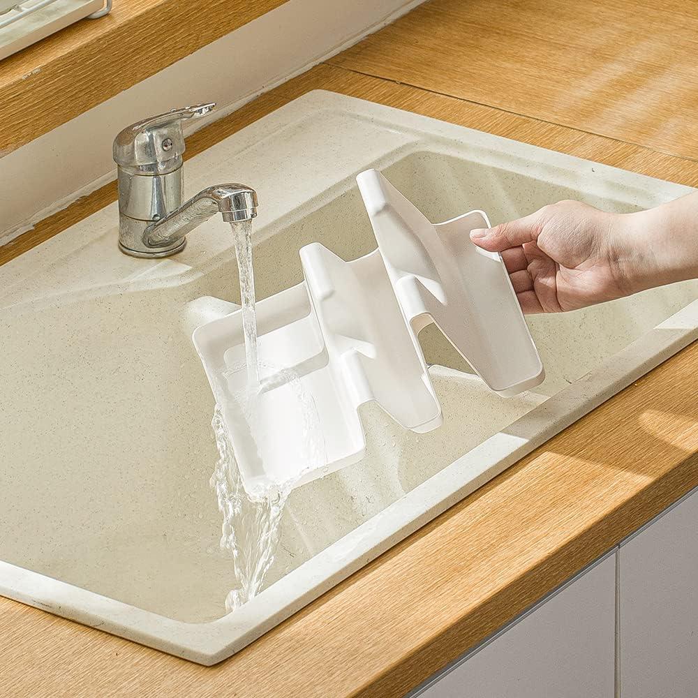 Organizador de Tapa de Olla Poeland, Soporte de Plástico 2 Capas