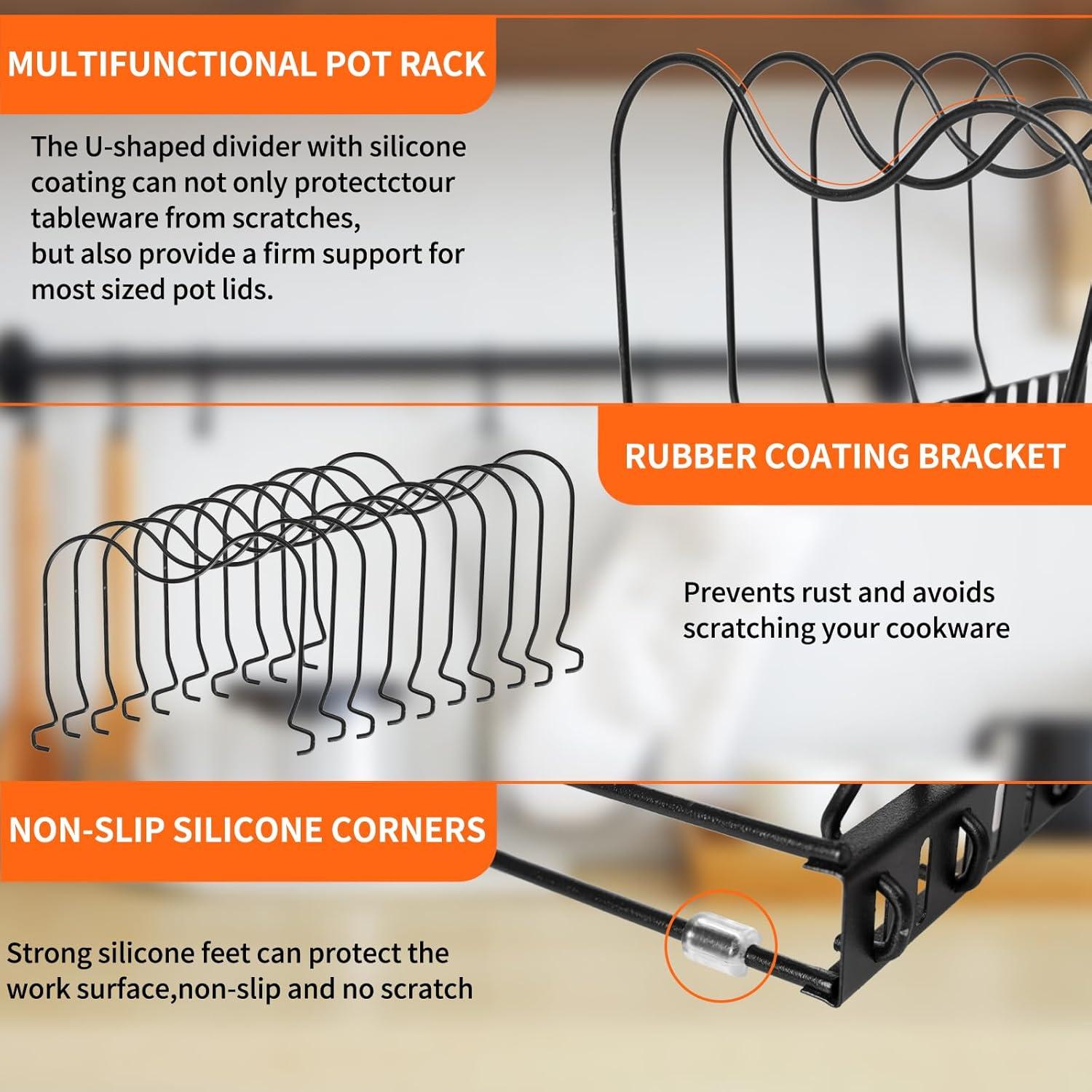 Organizador de Ollas y Sartenes FrutPunch Expandible 10 Particiones