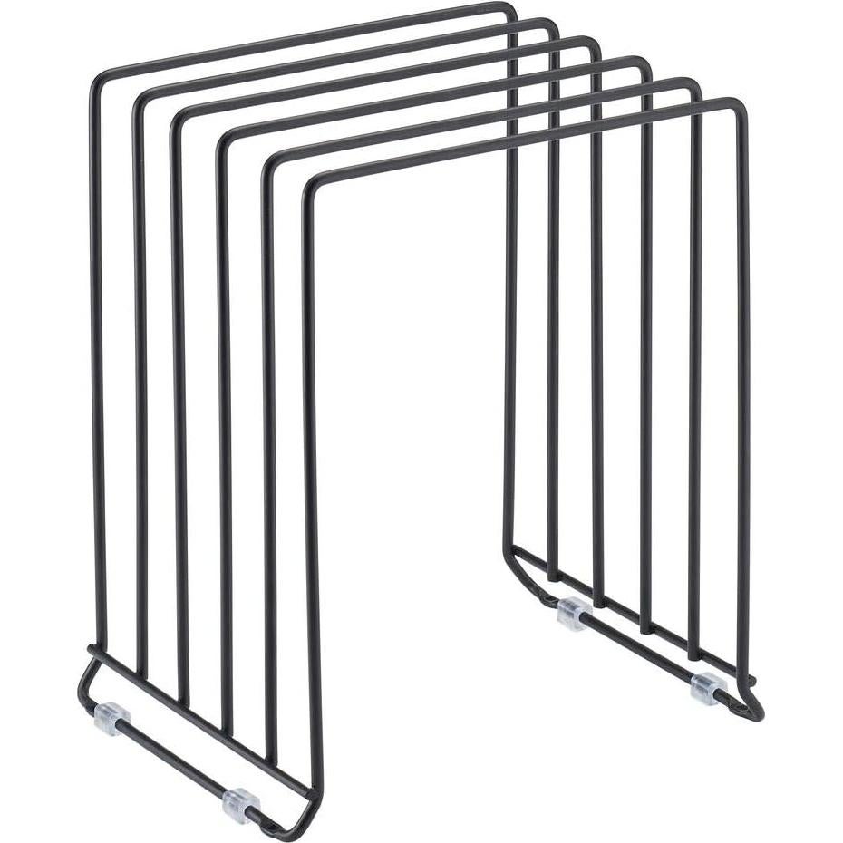 Soporte para Sartenes mDesign - Organizador de Cocina Negro