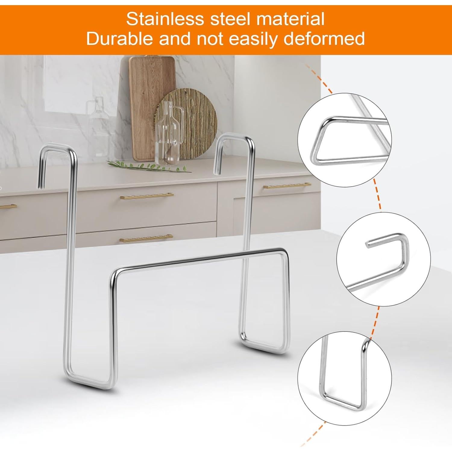 Soporte para tapa de olla de cocción lenta YiePhiot - Acero inoxidable - 2 paquetes