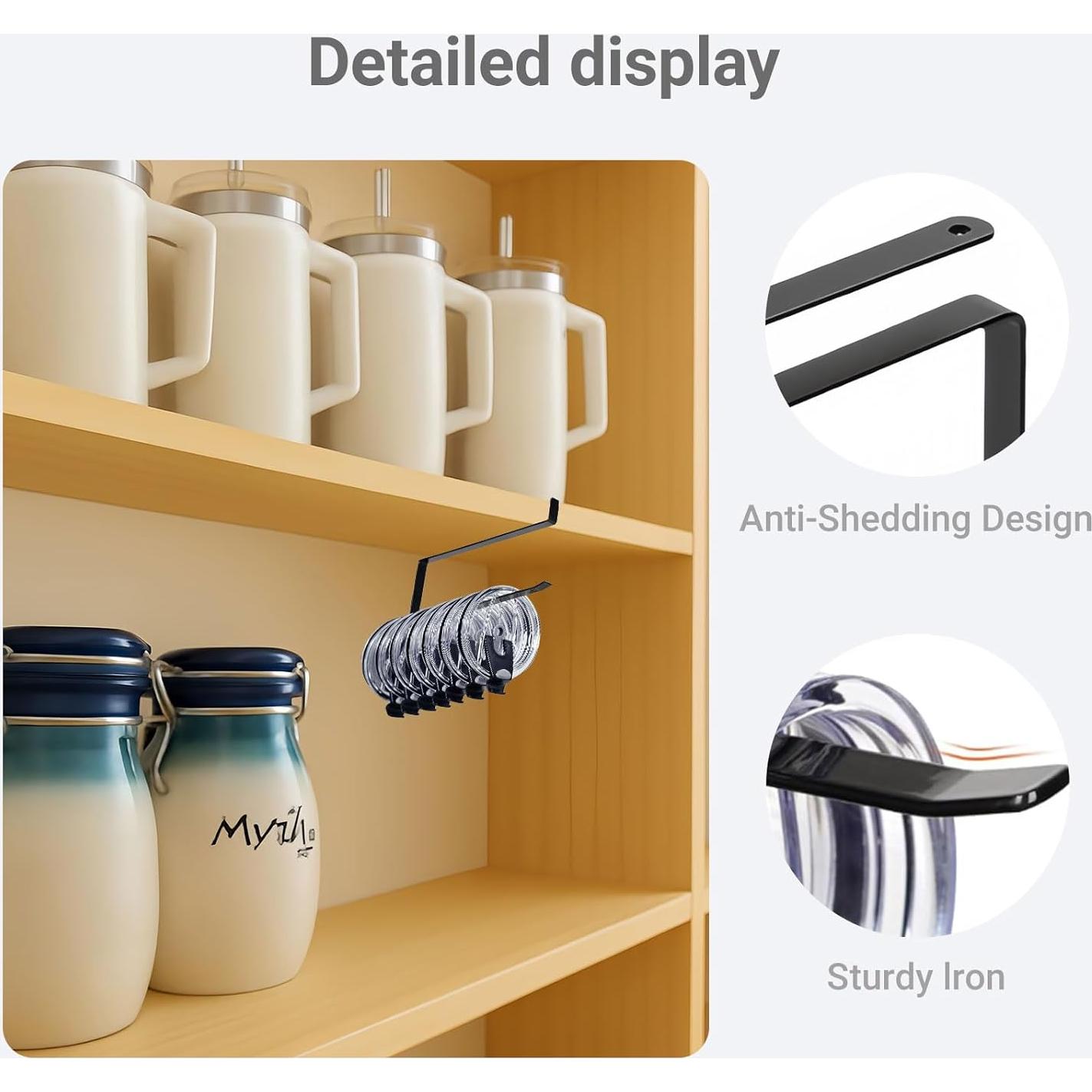 Organizador de Tapas de Tumbler MagiciansBox - Ahorra Espacio 25.4x10.16cm