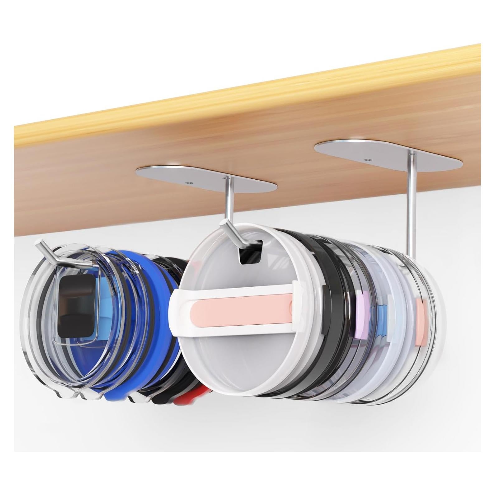 Organizador de Tapas de Vaso Keepamor - 2 Paquetes, Acero Inoxidable