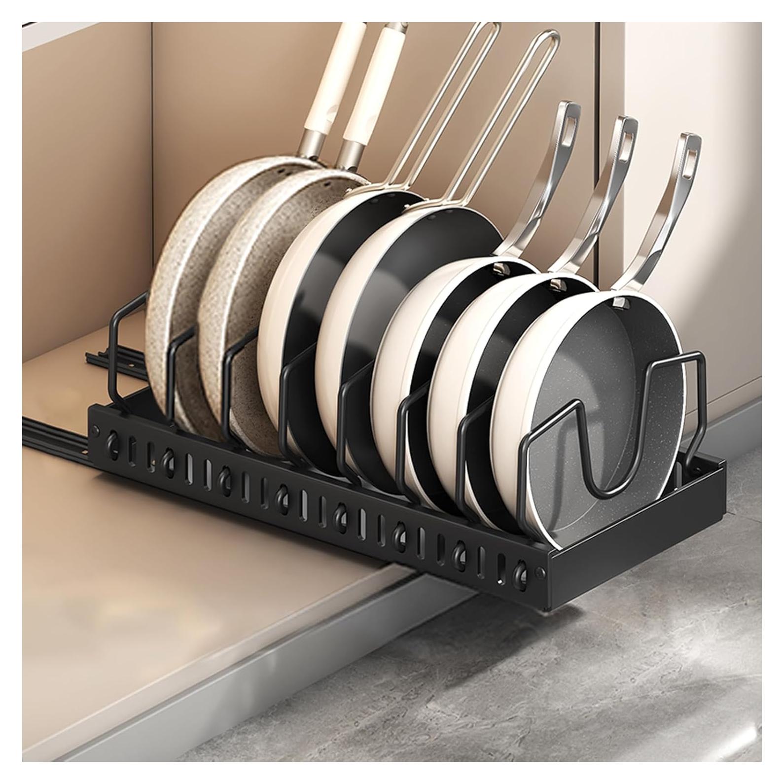 Organizador de Ollas y Sartenes Enskatec Bajo Gabinete 42x21cm