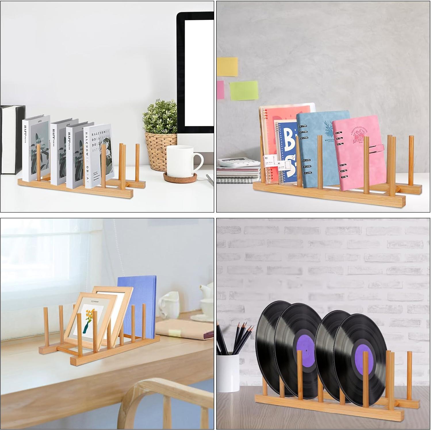 Soporte Vertical para Platos de Bambú SAMEBUTECO - 2 Piezas