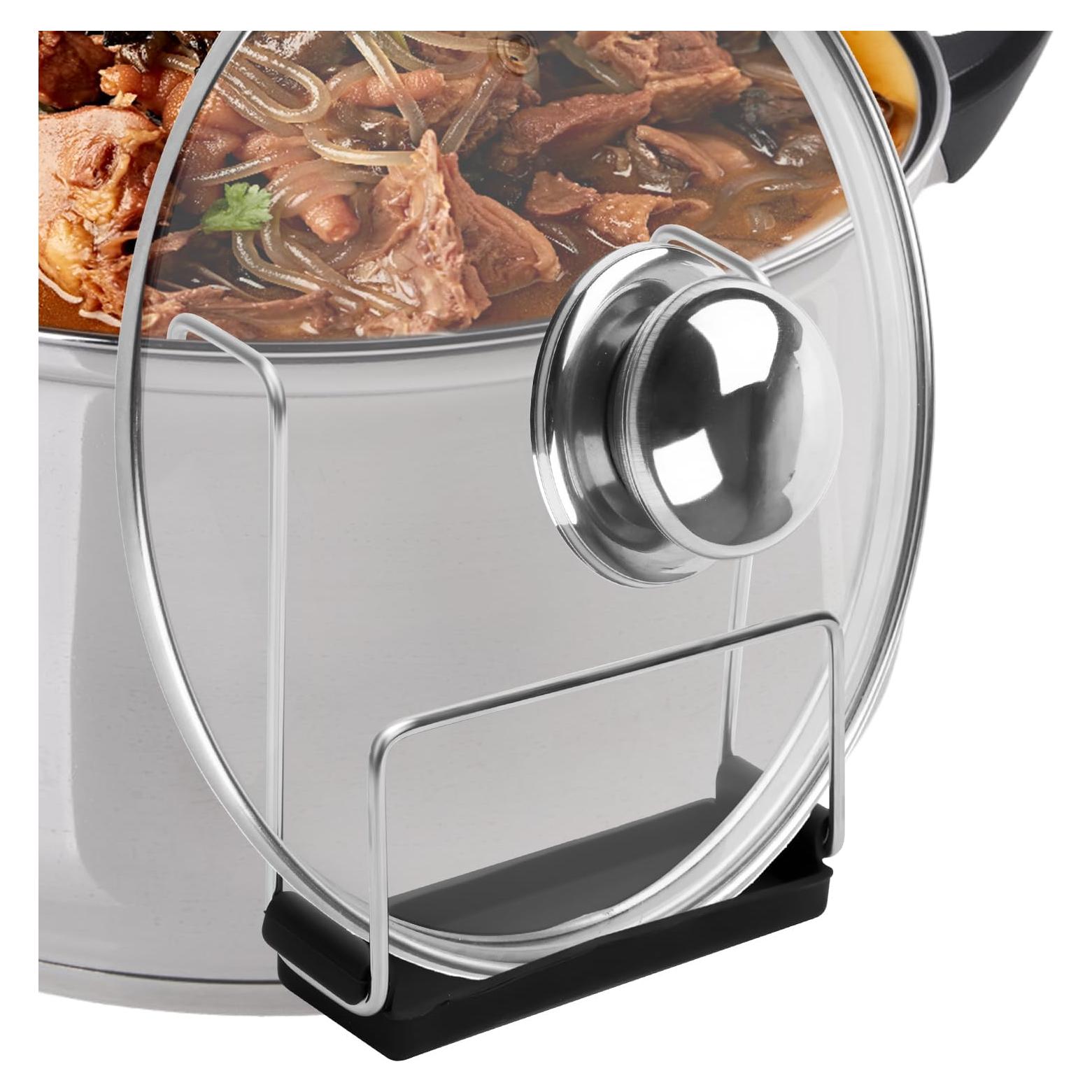 Soporte para Tapa de Olla de Cocción Lenta PEUTIER Acero Inoxidable