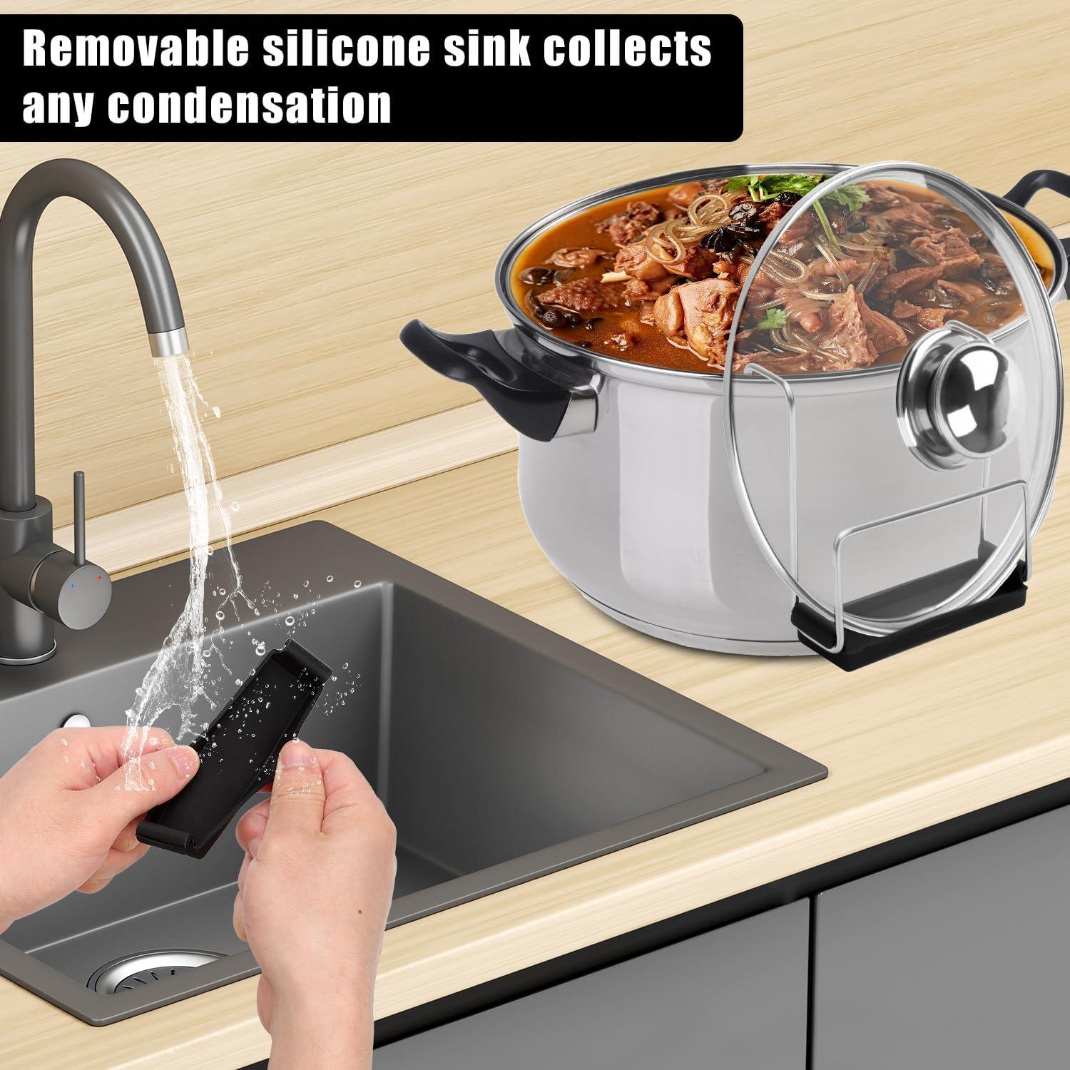 Soporte para Tapa de Olla de Cocción Lenta PEUTIER Acero Inoxidable