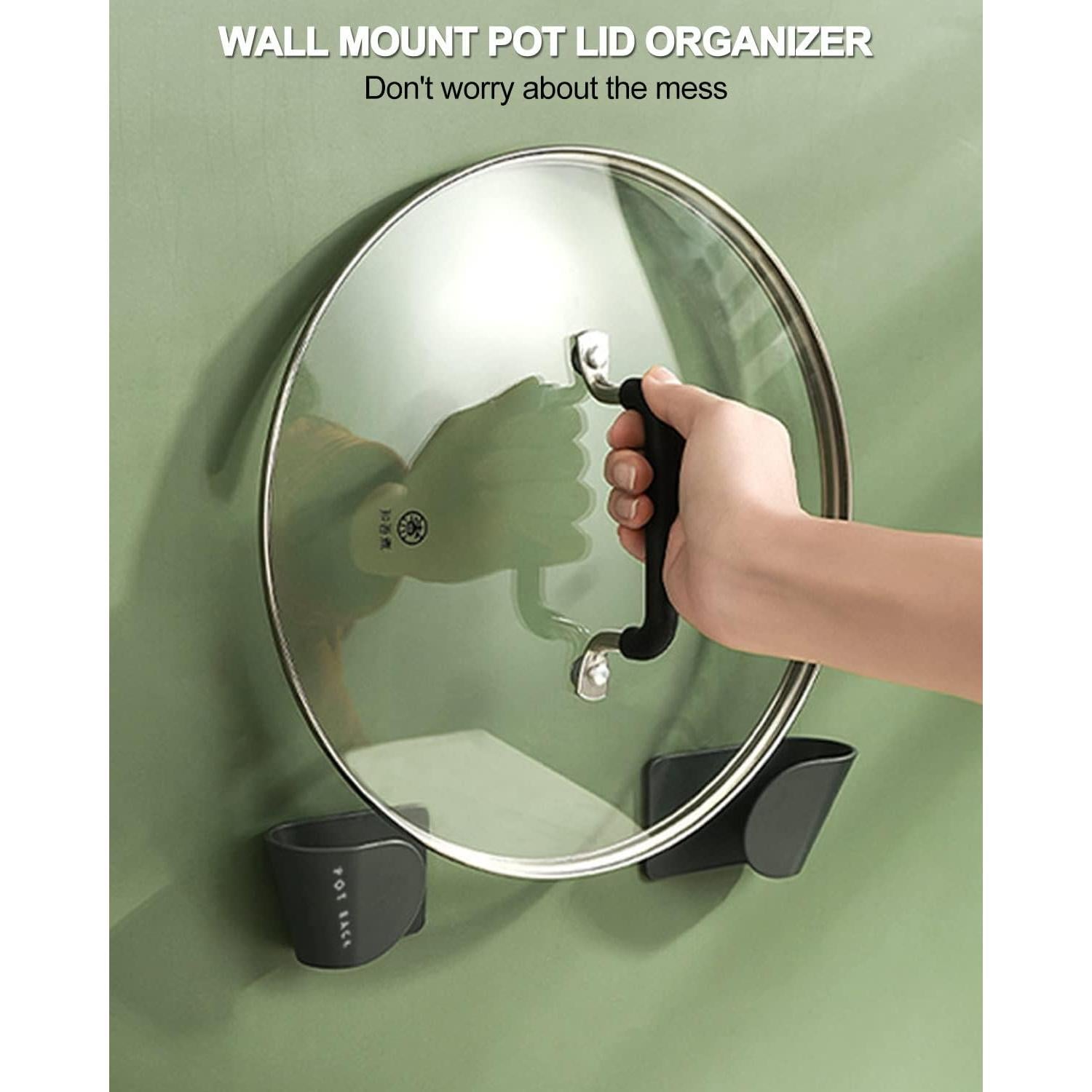 Organizador de Tapa de Olla Tendiren, 3 Soportes Ajustables