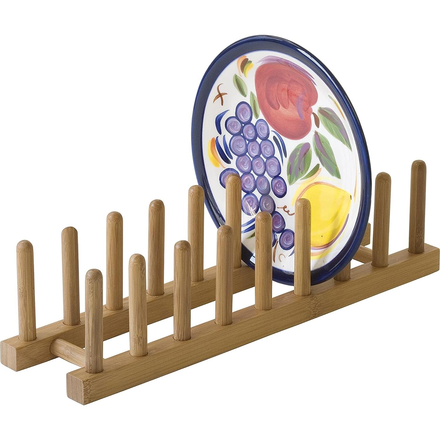 Soporte para Platos y Tapas de Olla Lipper International 887 - Bambú