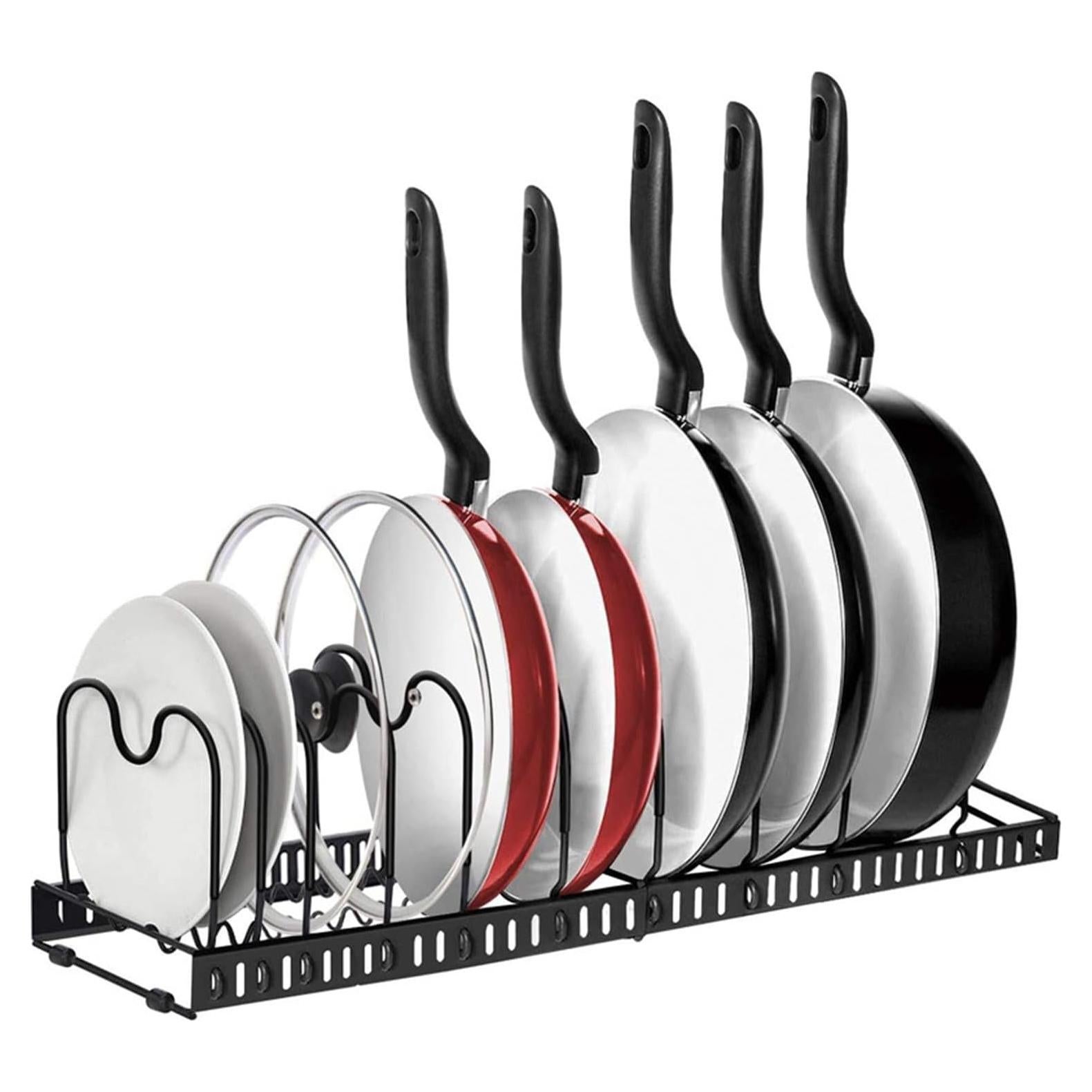 Organizador de Ollas y Sartenes MAKIOTEKO Expandible 10 Compartimentos