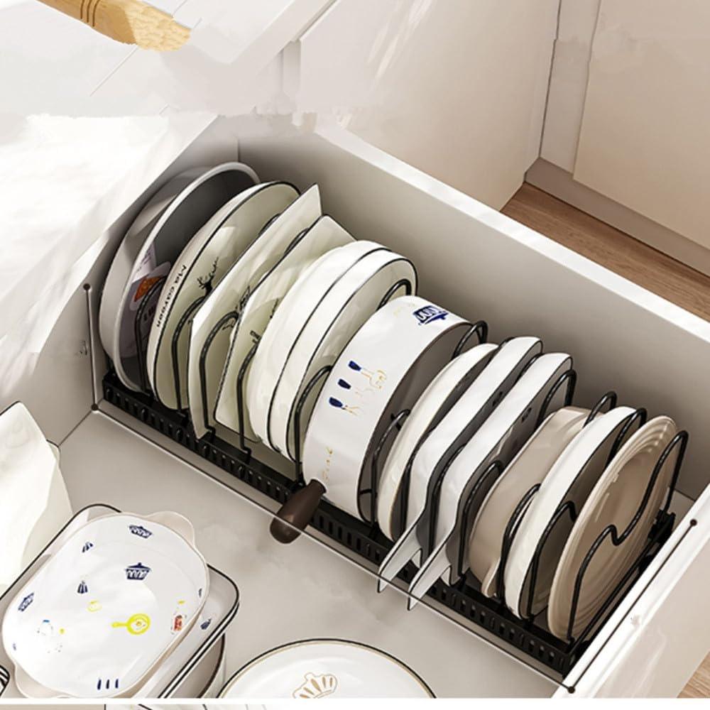 Organizador de Ollas y Sartenes MAKIOTEKO Expandible 10 Compartimentos