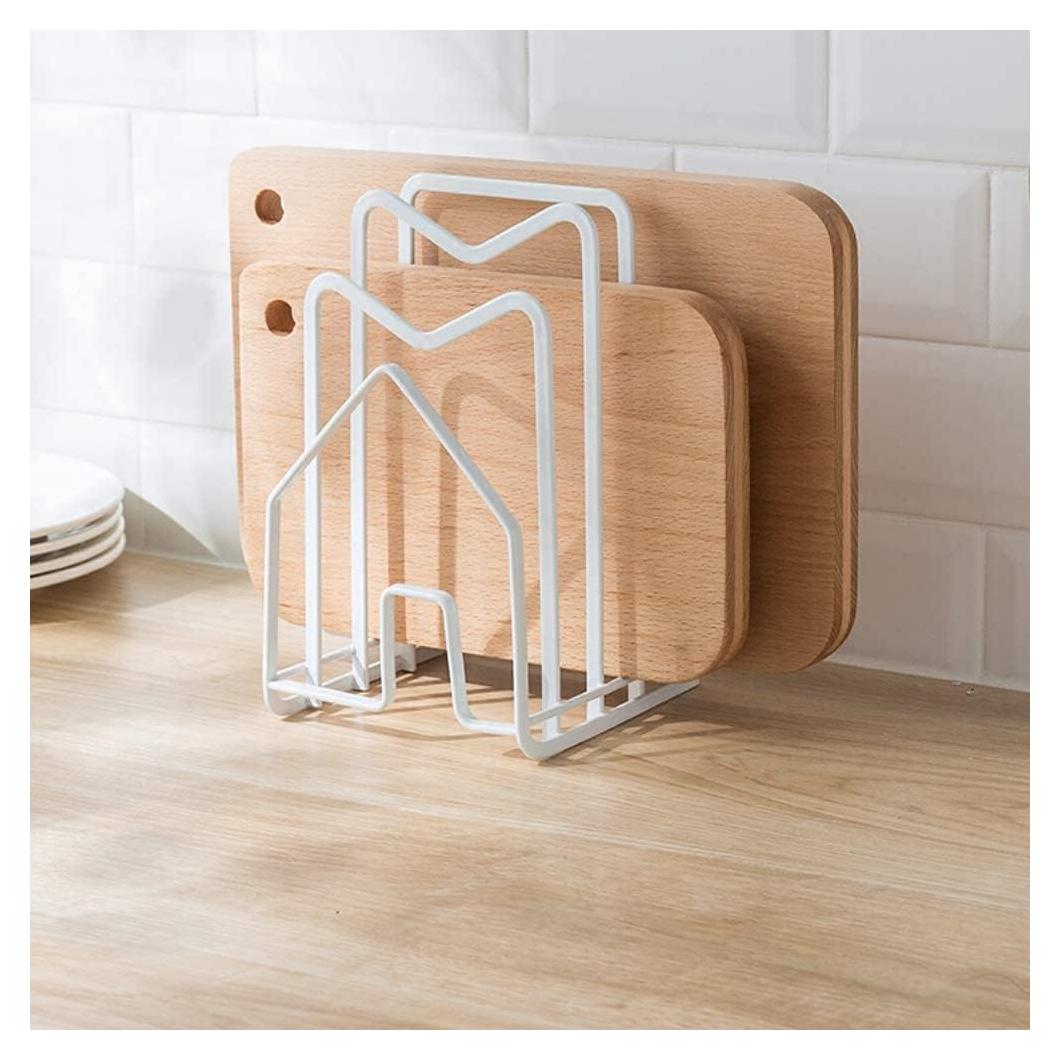 Soporte para Tabla de Cortar SUNFICON Metal Blanco 12.5x14.5x21.5 cm