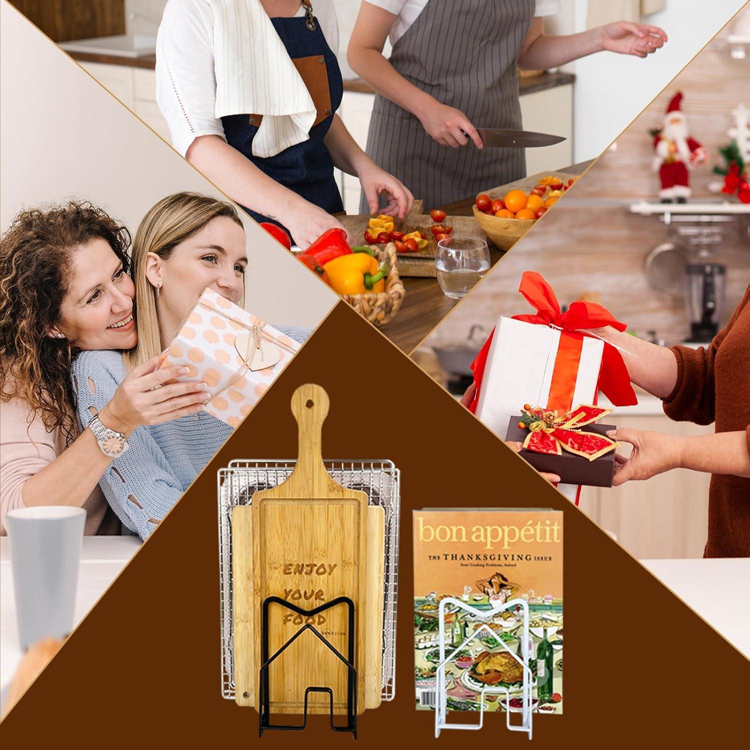 Soporte para Tabla de Cortar SUNFICON Metal Blanco 12.5x14.5x21.5 cm