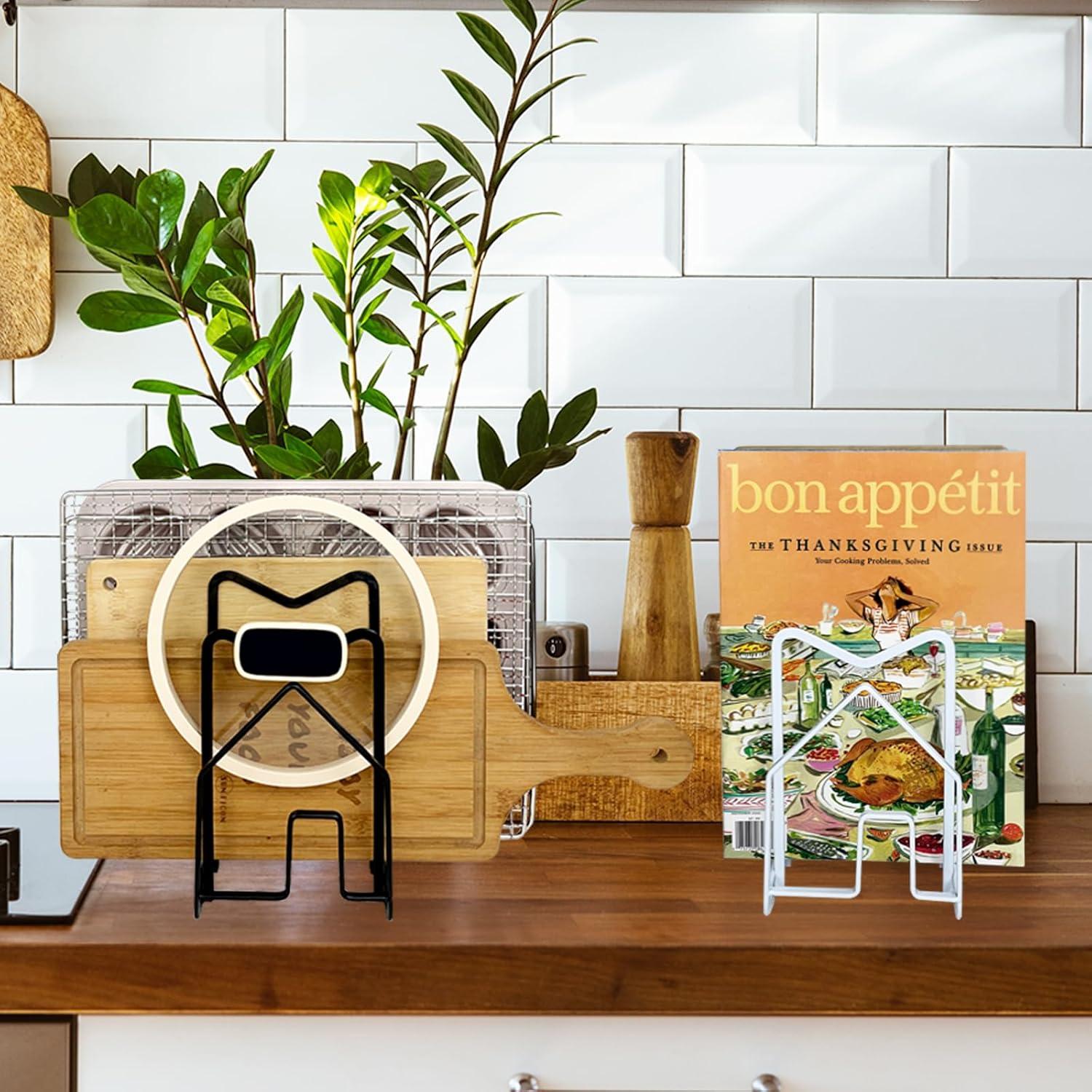 Soporte para Tabla de Cortar SUNFICON Metal Blanco 12.5x14.5x21.5 cm