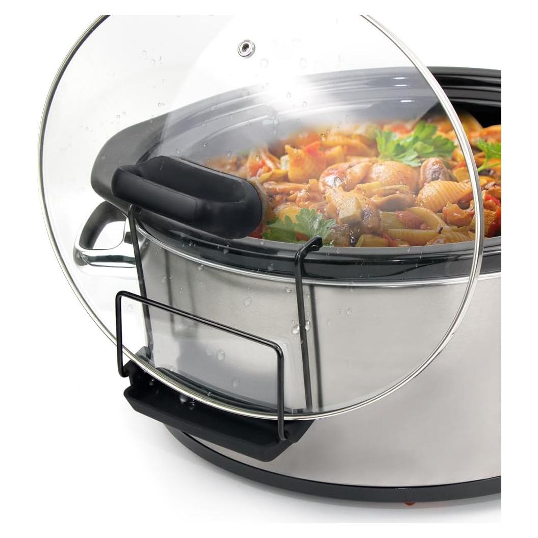 Soporte para Tapa de Olla Lenta SOPHICO Acero Inoxidable Negro