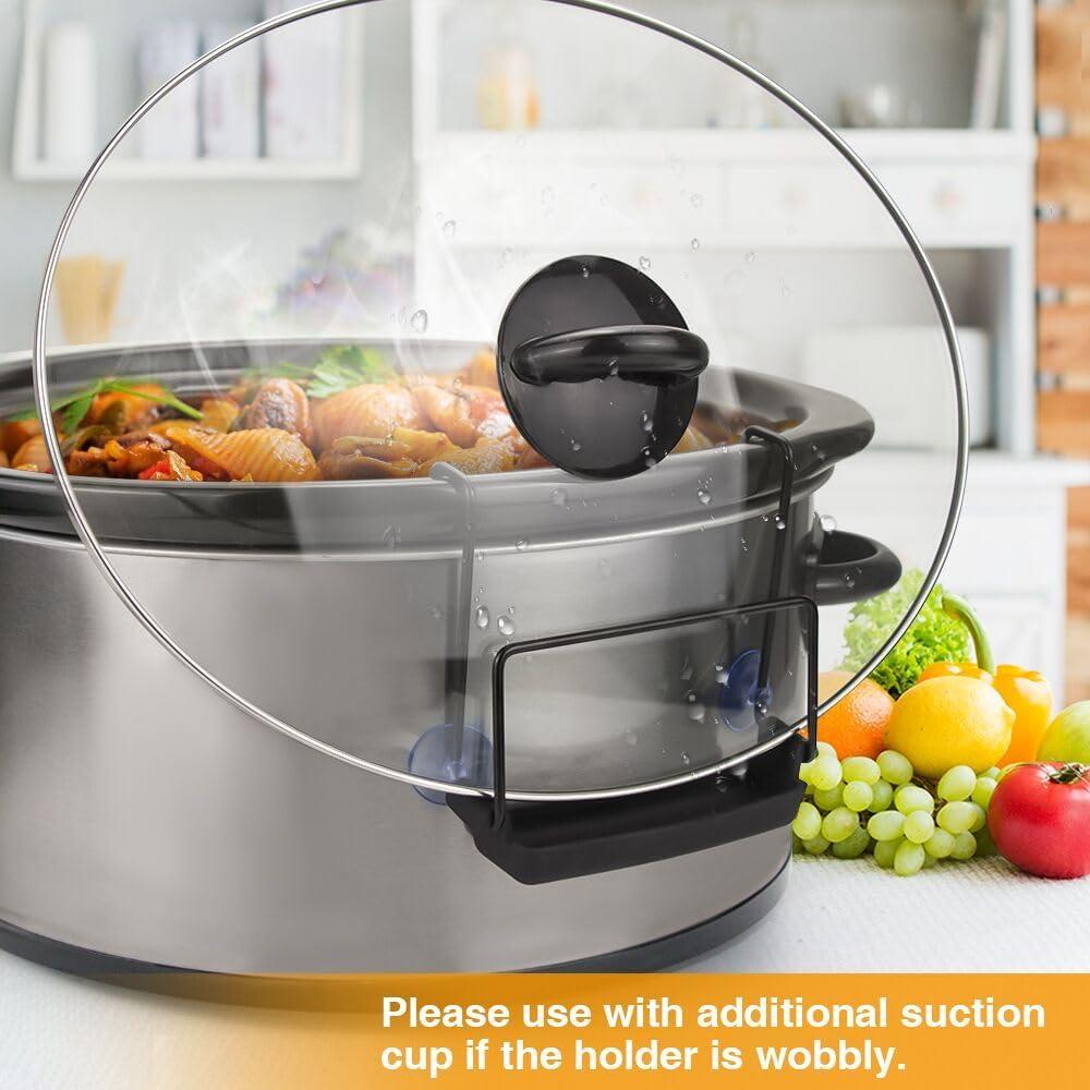 Soporte para Tapa de Olla Lenta SOPHICO Acero Inoxidable Negro