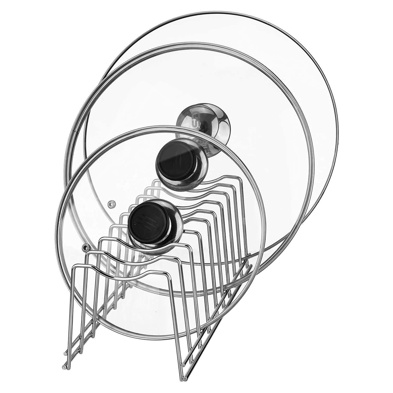 Soporte para Tapas de Ollas GERUSEA de Acero Inoxidable