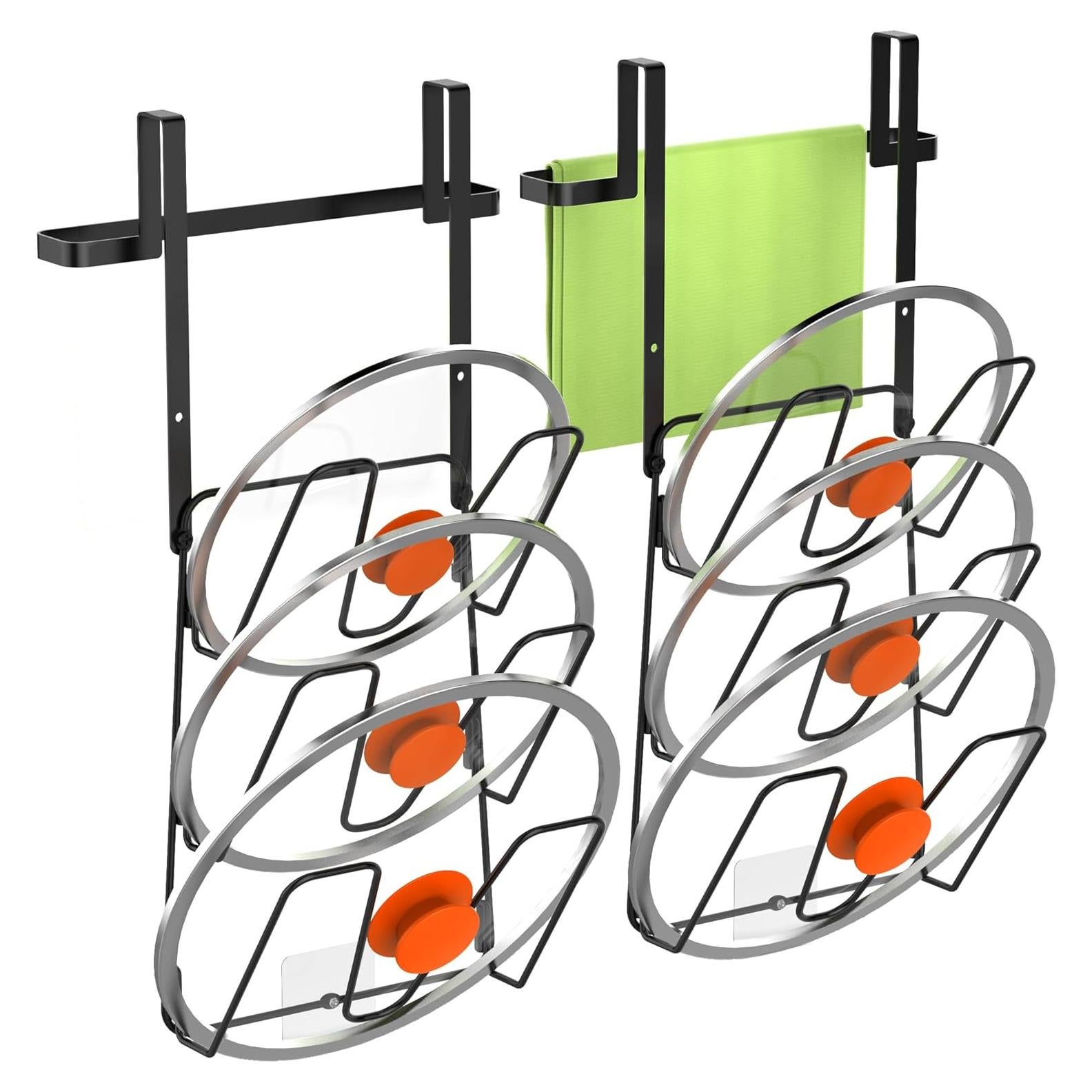 Organizador de Tapa de Olla YIGII 2 Piezas para Gabinete