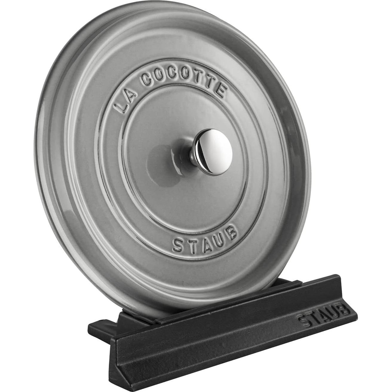 Soporte para Tapa de Hierro Fundido Staub 23.1x17.8cm Negro