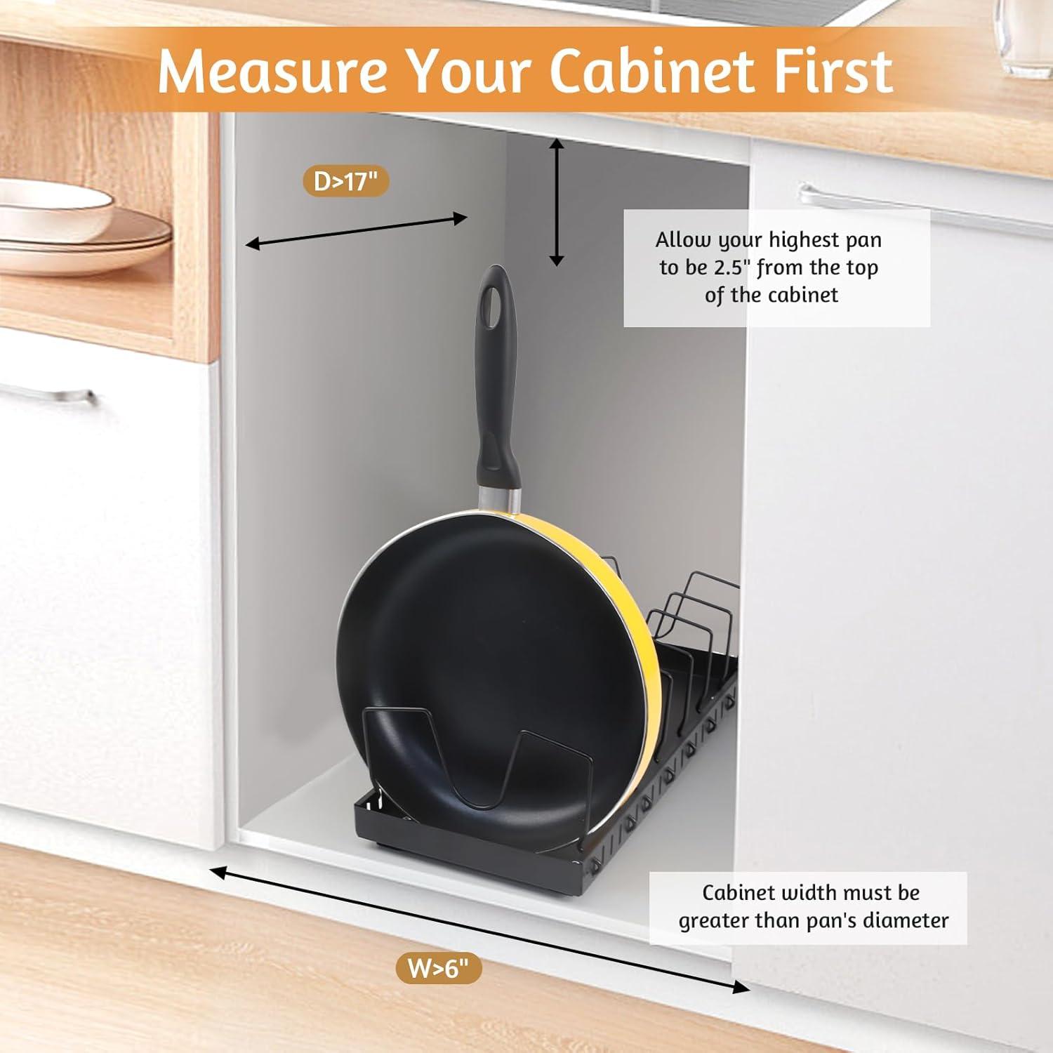 Organizador de Gabinete Extraíble XIAPIA con 8 Divisores Ajustables