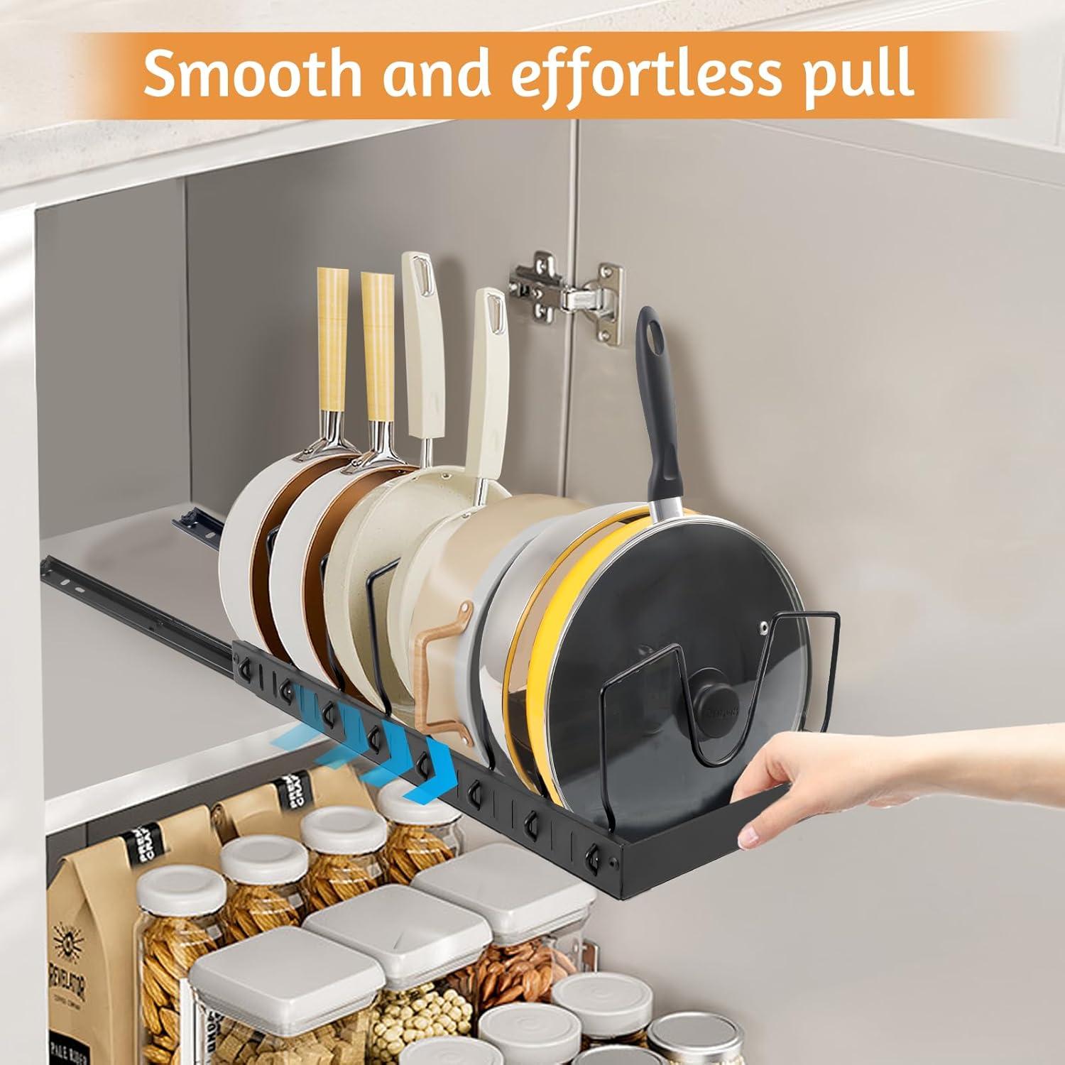 Organizador de Gabinete Extraíble XIAPIA con 8 Divisores Ajustables