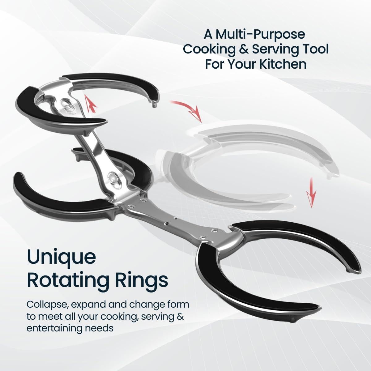 Soporte Multifuncional para Tapas Trivae - 4 en 1 Dorado