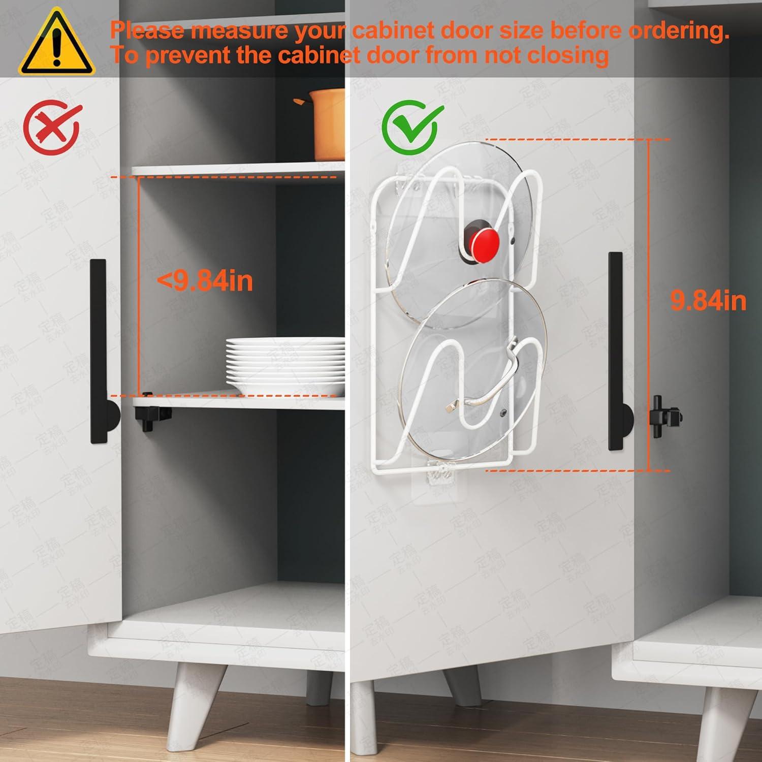 Soporte de Tapa de Olla MZTOOL 4 Niveles Blanco Organizador