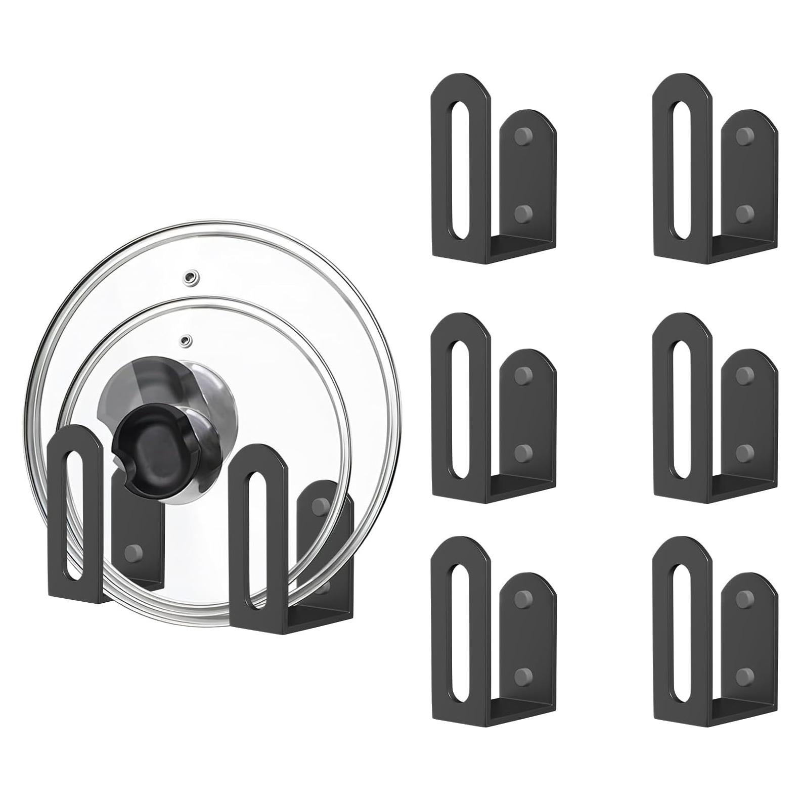 Soportes para Tapas de Olla VinBee - 4 Piezas, Acero al Carbono