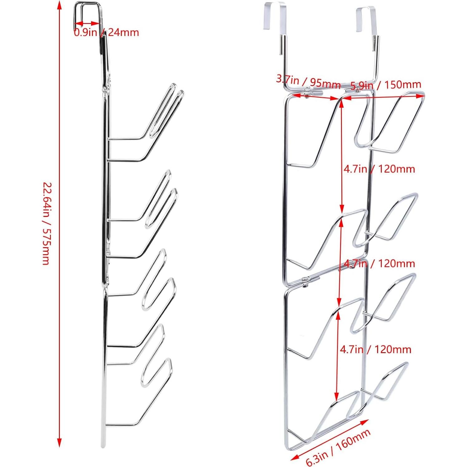 Organizador de Tapas de Olla Pastlla 4 Niveles Acero Inoxidable