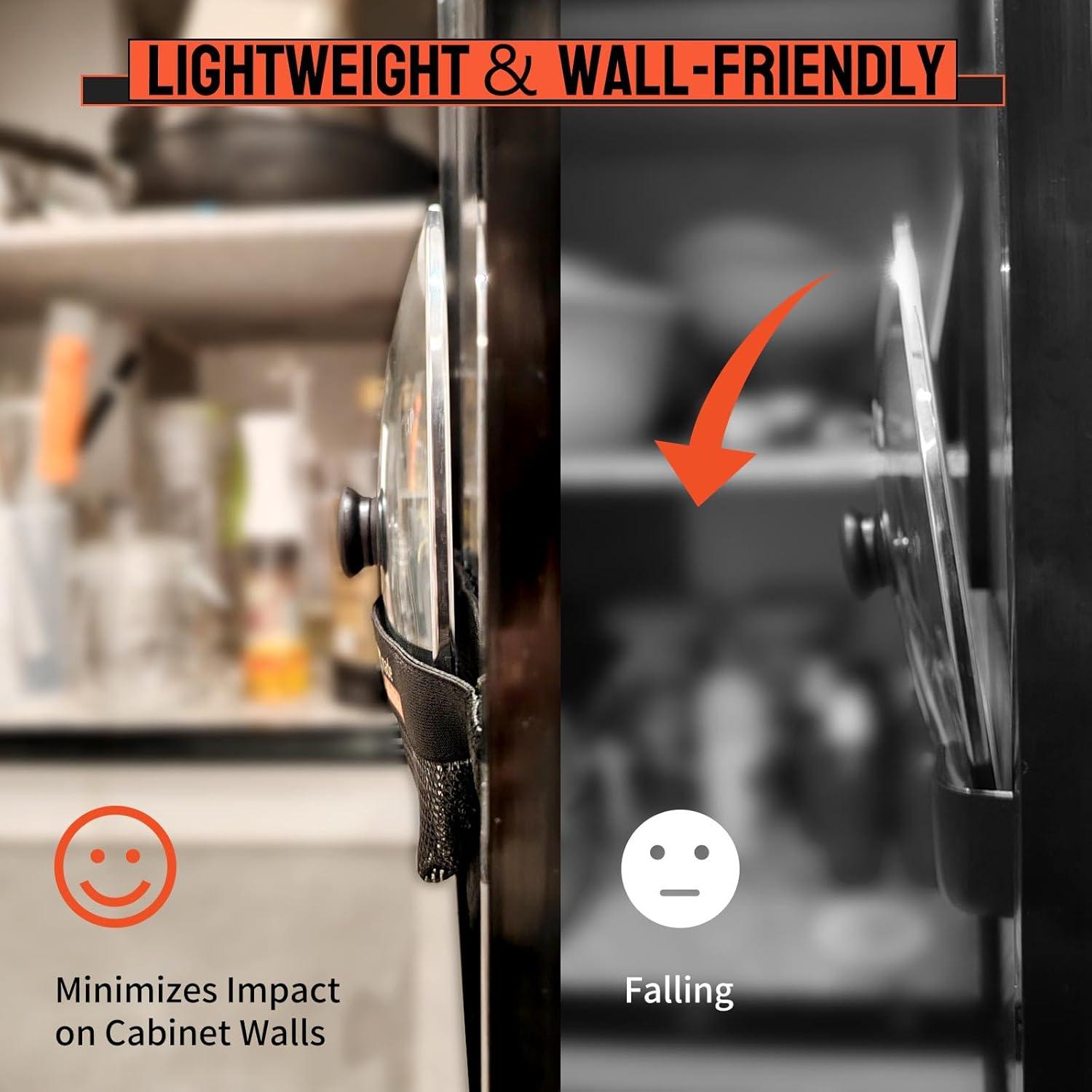 Organizador de Tapas de Olla Innomesh 15-33 cm Montaje Pared