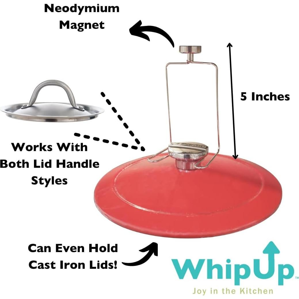 Soporte Magnético para Tapas WhipUp - Organizador de Cocina Compacto