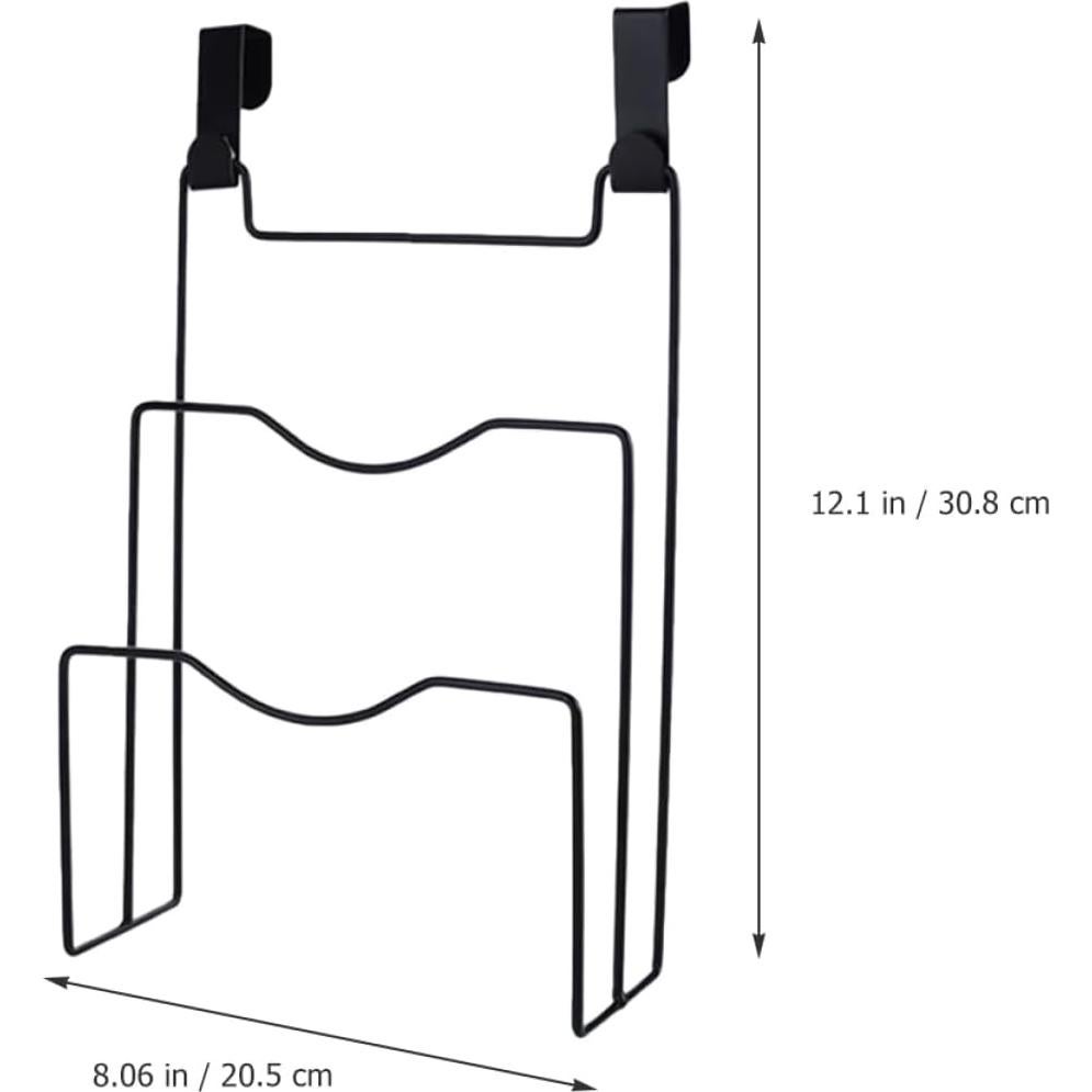 Organizador de Tapa de Olla Ciieeo Colgante Negro 30.8x20.5cm