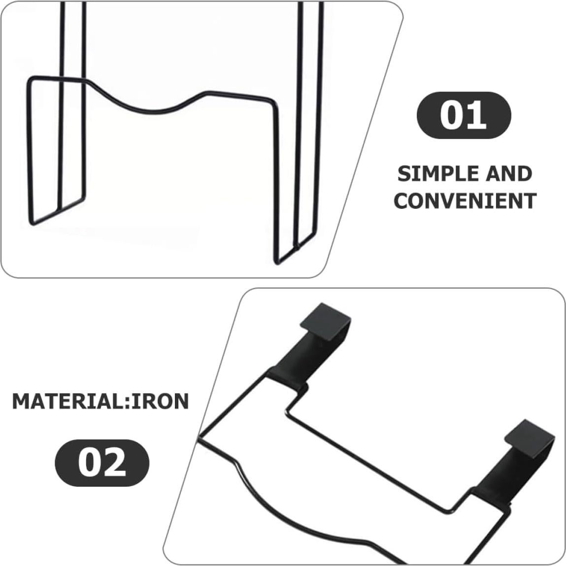 Organizador de Tapa de Olla Ciieeo Colgante Negro 30.8x20.5cm