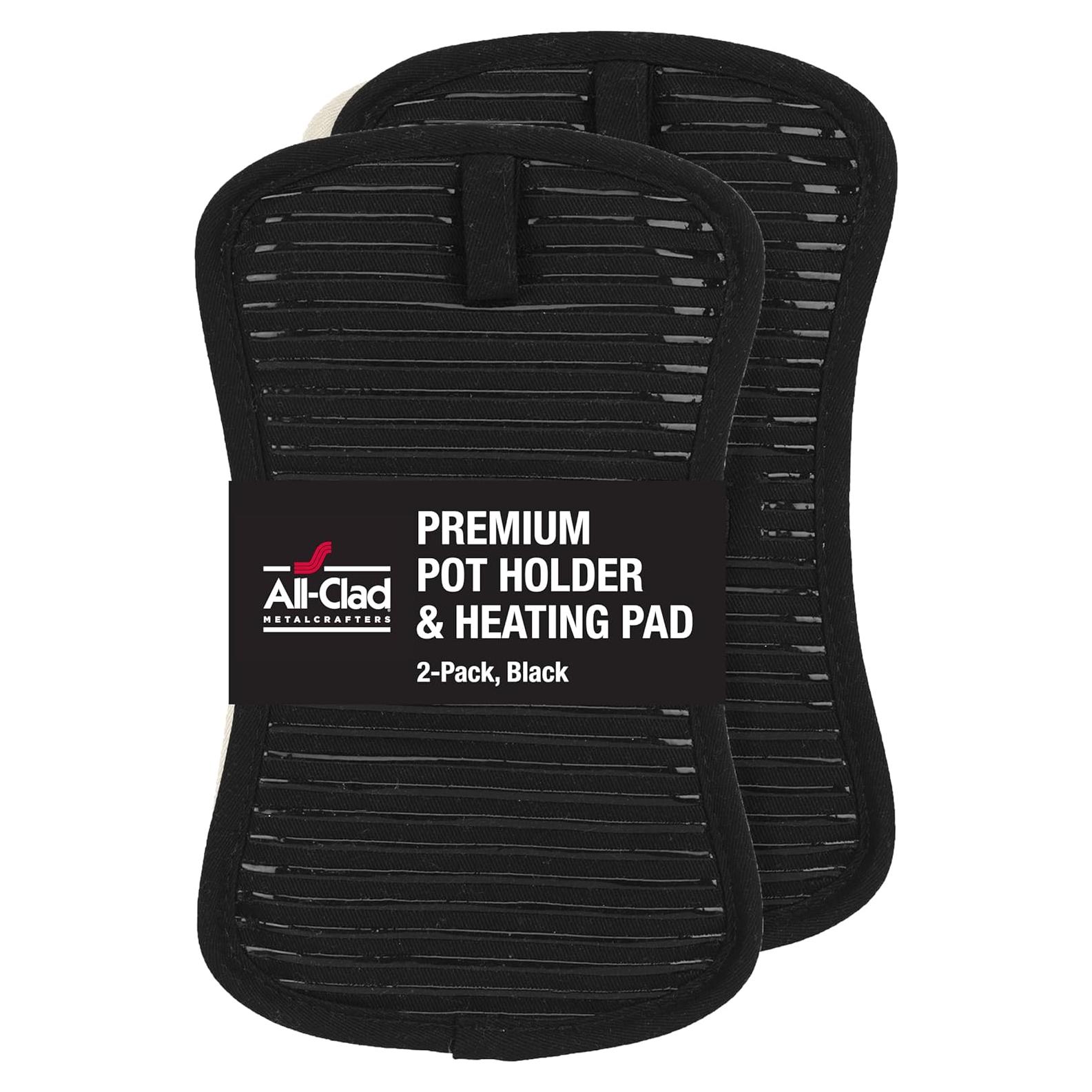 Soporte para Ollas All-Clad 2-Pack Negro 25.4x15.9cm Algodón