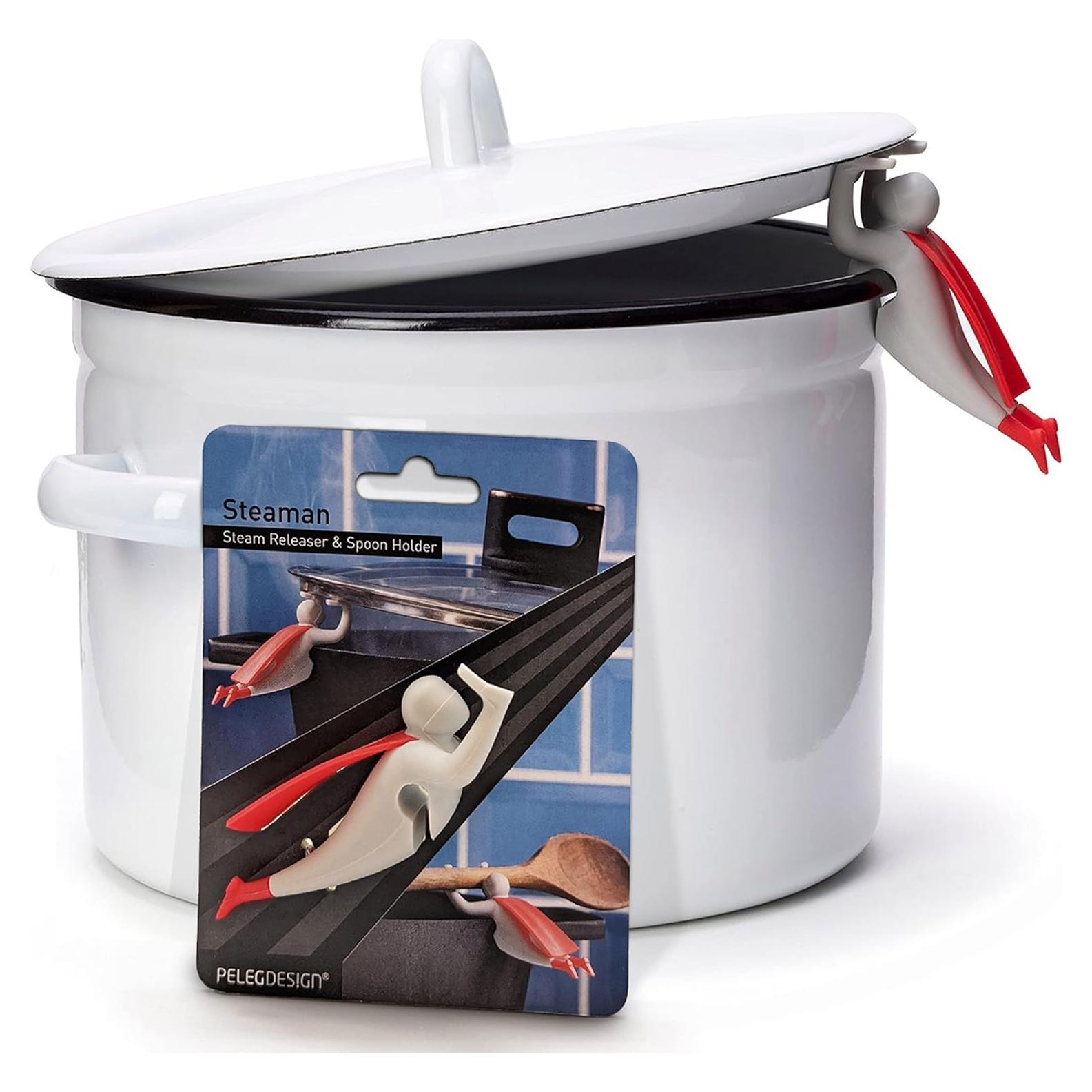 Steaman Peleg Design - Liberador de Vapor y Soporte para Cuchara