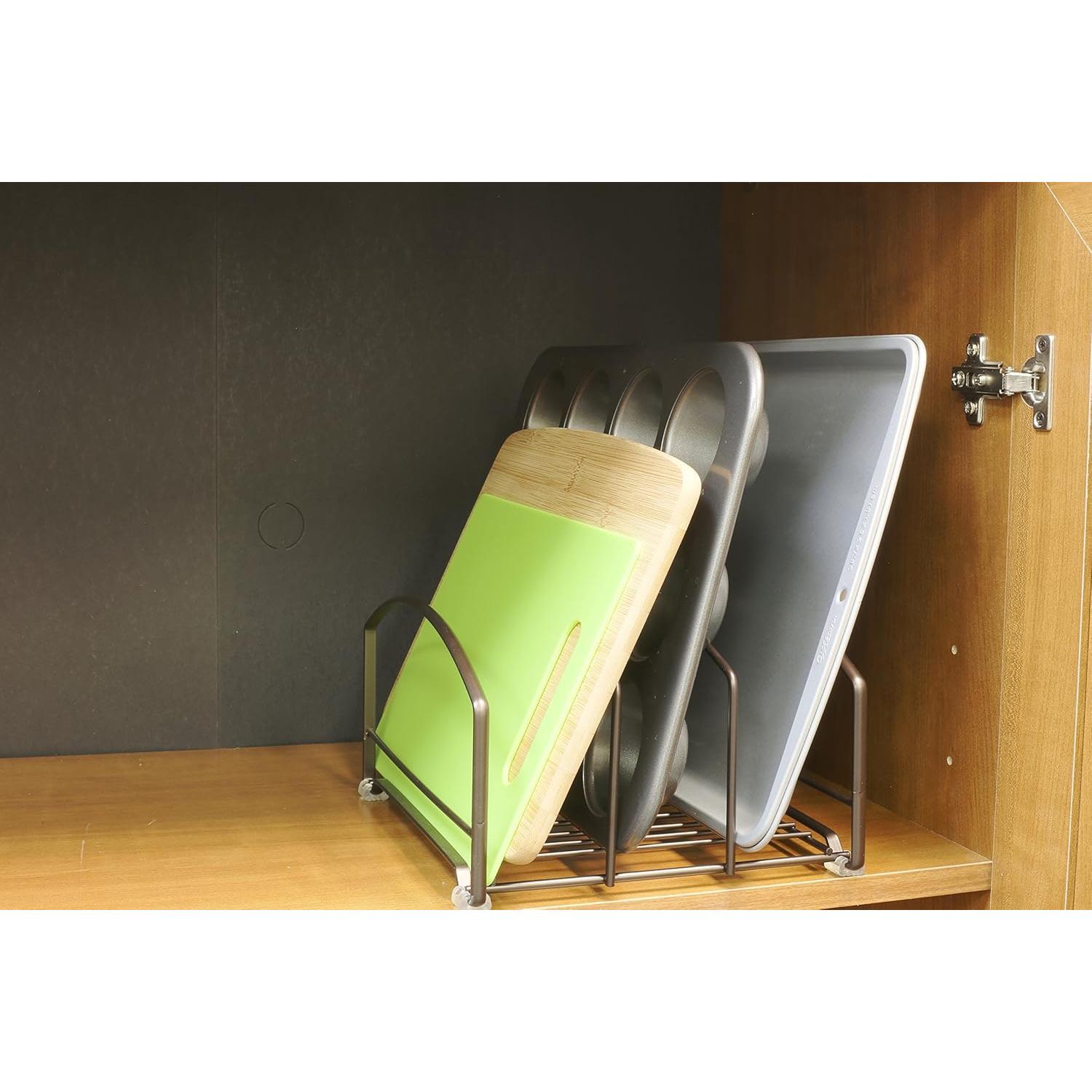 Organizador de Utensilios Deco Brothers 3 Ranuras Bronce