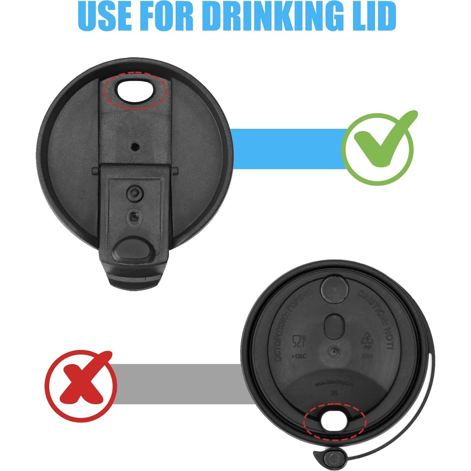 Organizador de Tapas de Vaso Vodolo Vertical 15 Tapas Acero Inoxidable