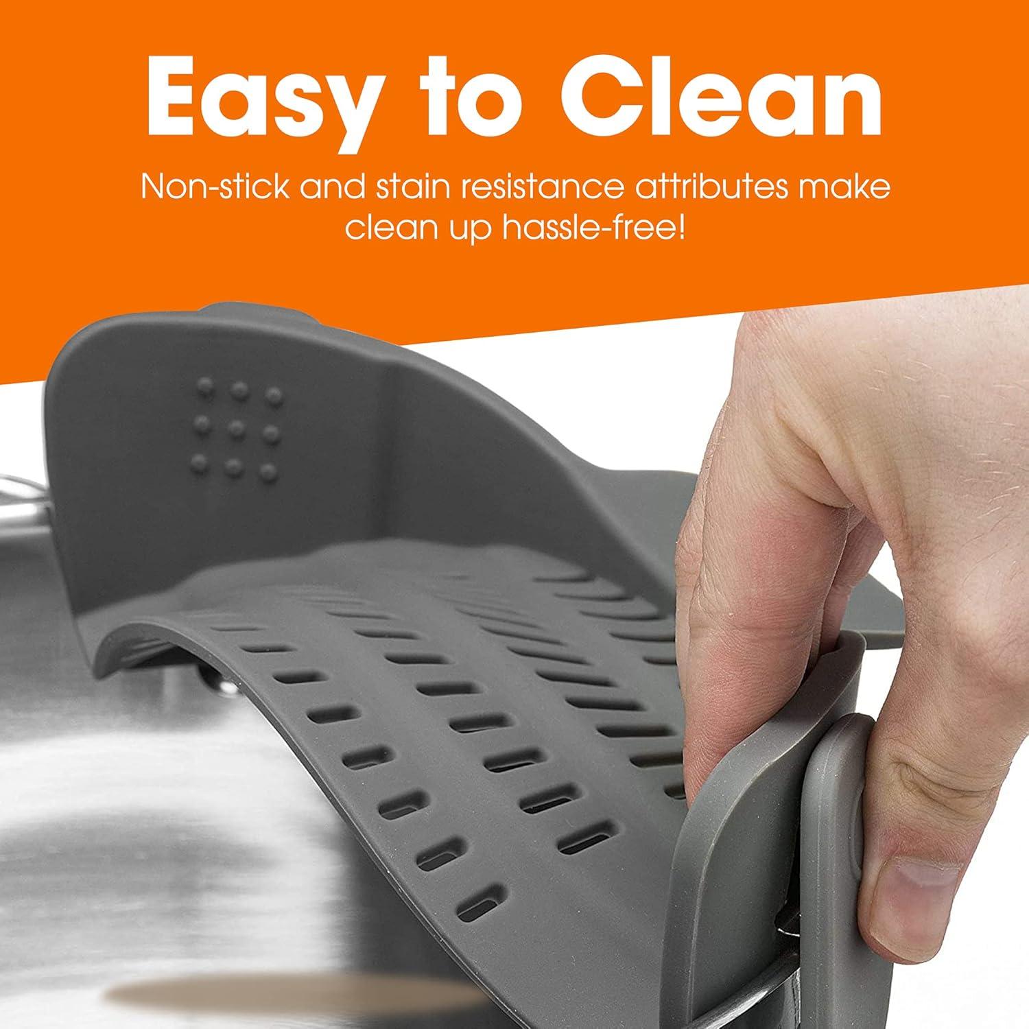 Colador de Silicona Clip On Colección Cheer Gris 198g