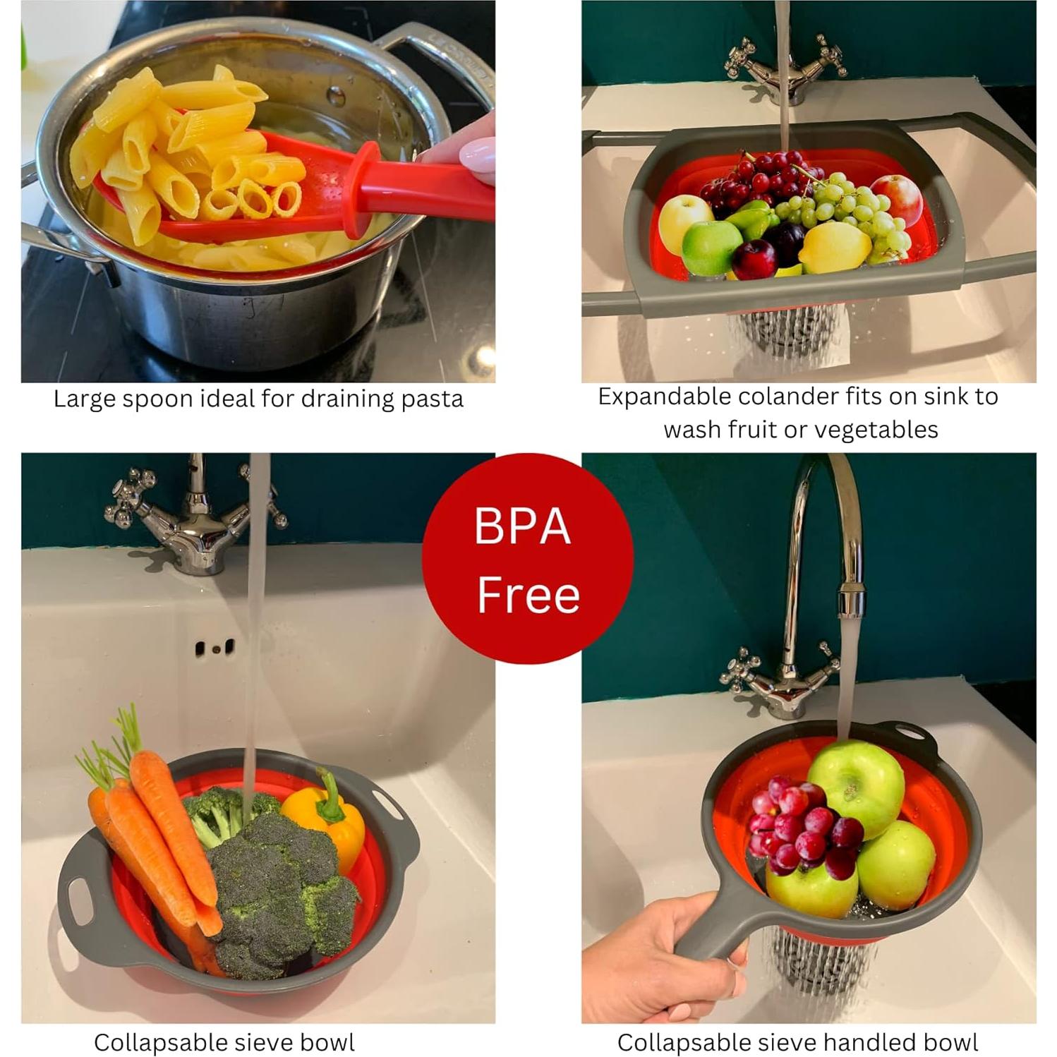 Juego de Utensilios de Cocina Silicona 10 Piezas BaraBara