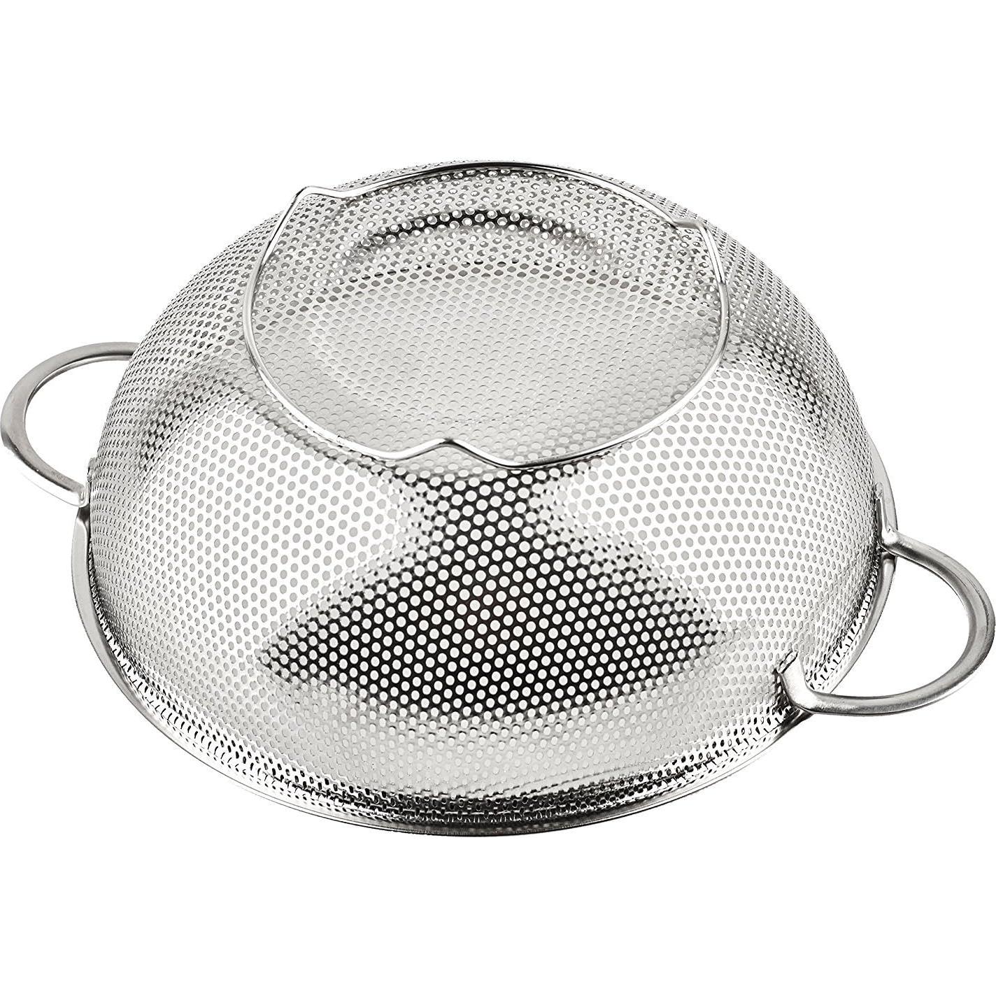 Juego de Coladores de Acero Inoxidable HÖLM - 3 Piezas (1L, 2.5L, 4.5L)