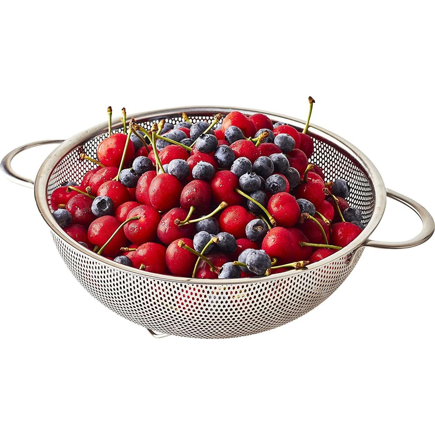 Juego de Coladores de Acero Inoxidable HÖLM - 3 Piezas (1L, 2.5L, 4.5L)